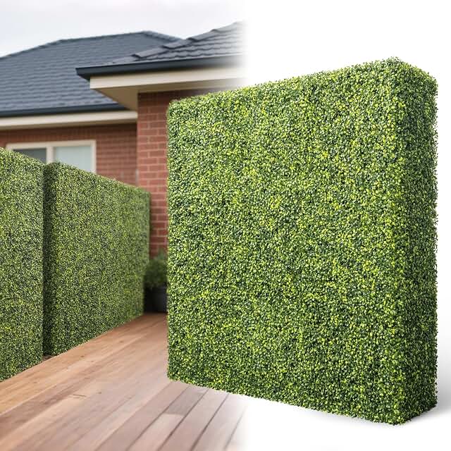 Patio 54x54 artificial hedge wall panels image