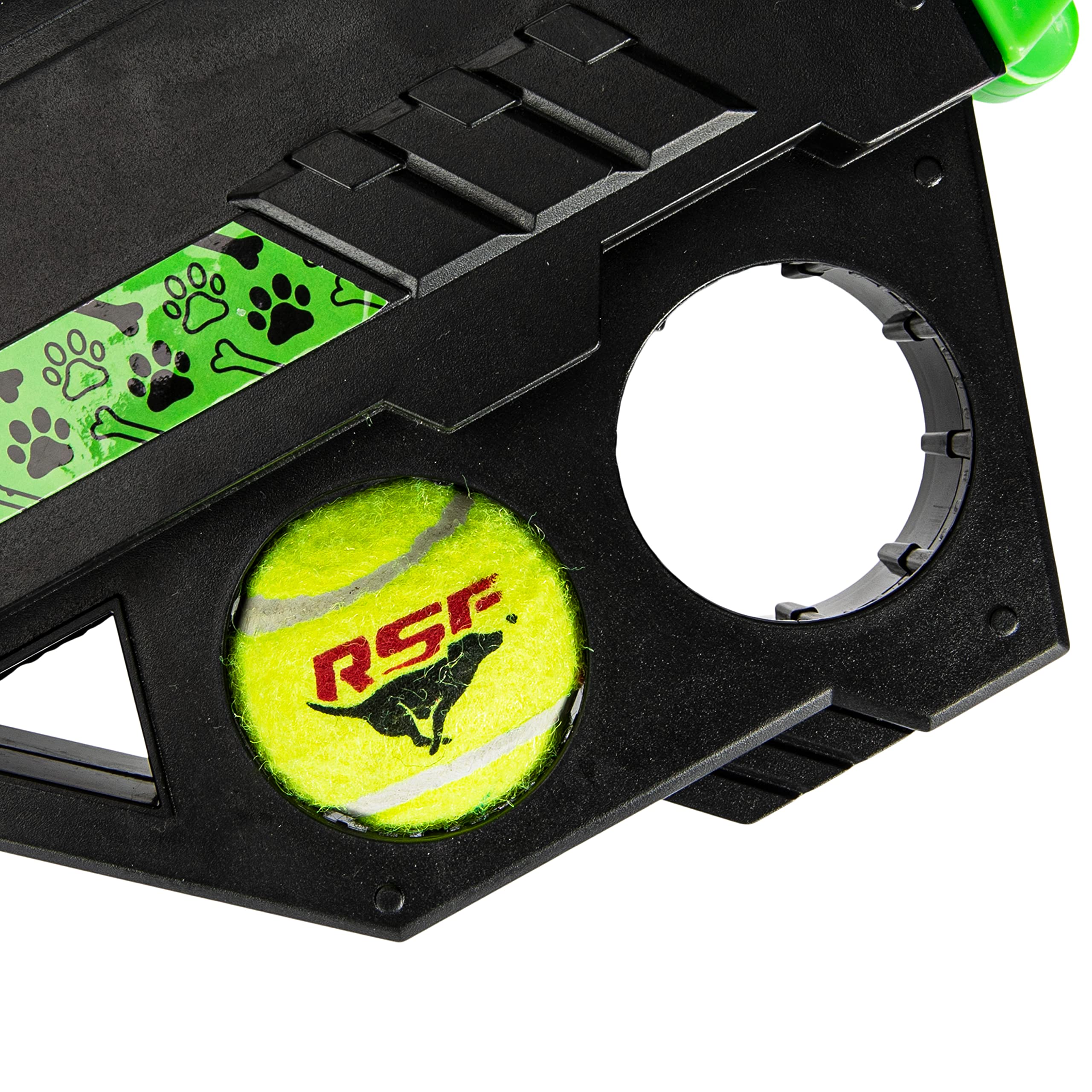 Franklin Pet Supply Lanceur de Balle de Tennis pour Chiens – Balle pour Chien + Canon à Lancer de Balle de Tennis pour rapporter – Jouet Parfait pour Les Petits Chiens