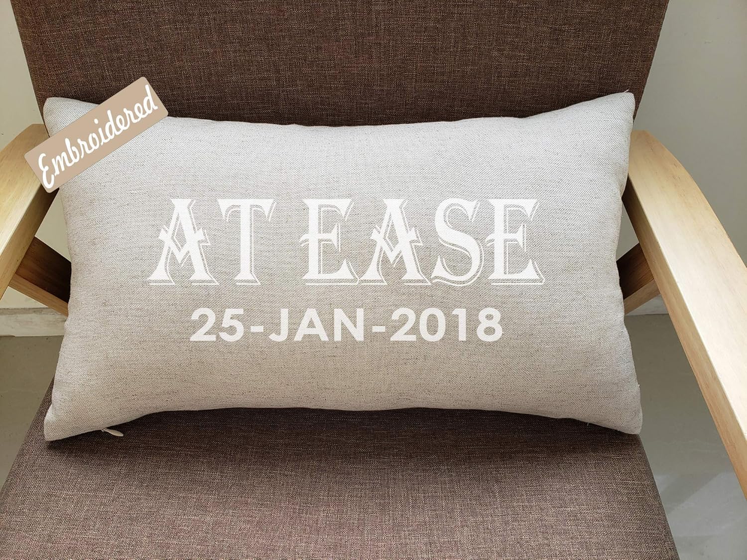 Rudransha At Ease Embroidered Pillow/Pillowcase