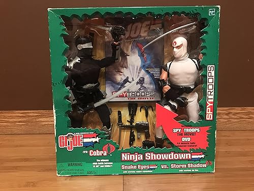 Miniatura 1 de G.I. Joe 2003 Ninja Showdown SPY TROOPS The Movie Series - Juego de figuras de acción de 12 pulgadas de alto, ojos de serpiente con rapel de trabajo