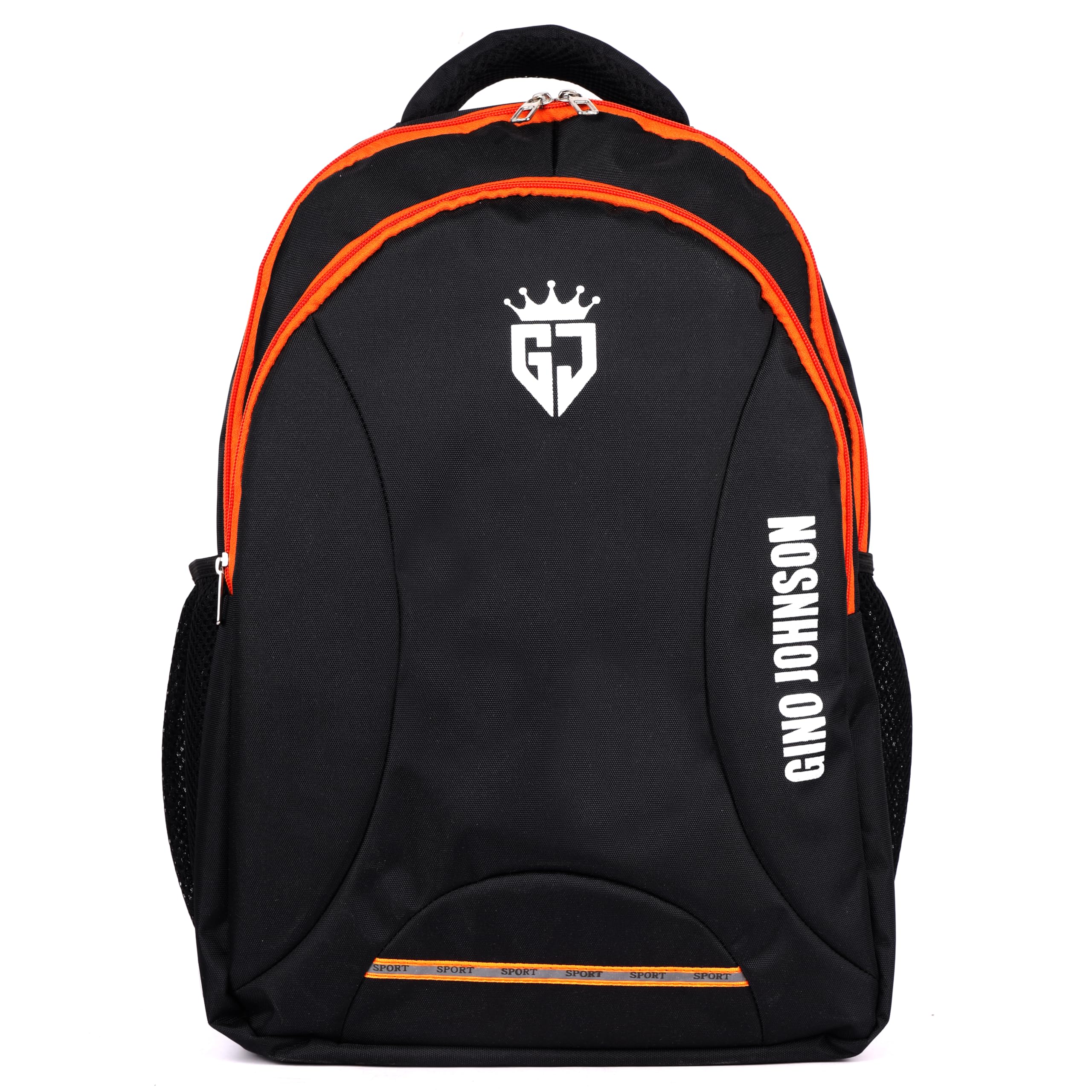 See full amazon price history chart for GINO JOHNSON Large 35 L Laptop Backpack 35 L Laptop Office Work School College Waterproof Fabric College Spacious Design, Secure Laptop Compartmen (Orange Black) GINO JOHNSON Large 35 L Laptop Backpack 35 L Laptop Office Work School College Waterproof Fabric College Spacious Design, Secure Laptop Compartmen (Orange Black) (B0DF5KZVGB) Amazon Price History, Amazon Price Tracker