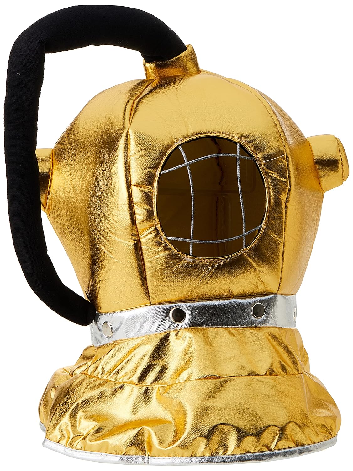Beistle Fabric Diver Helmet One Size Fits Most Halloween Costume Dress Up Under the Sea Costume Deep Sea