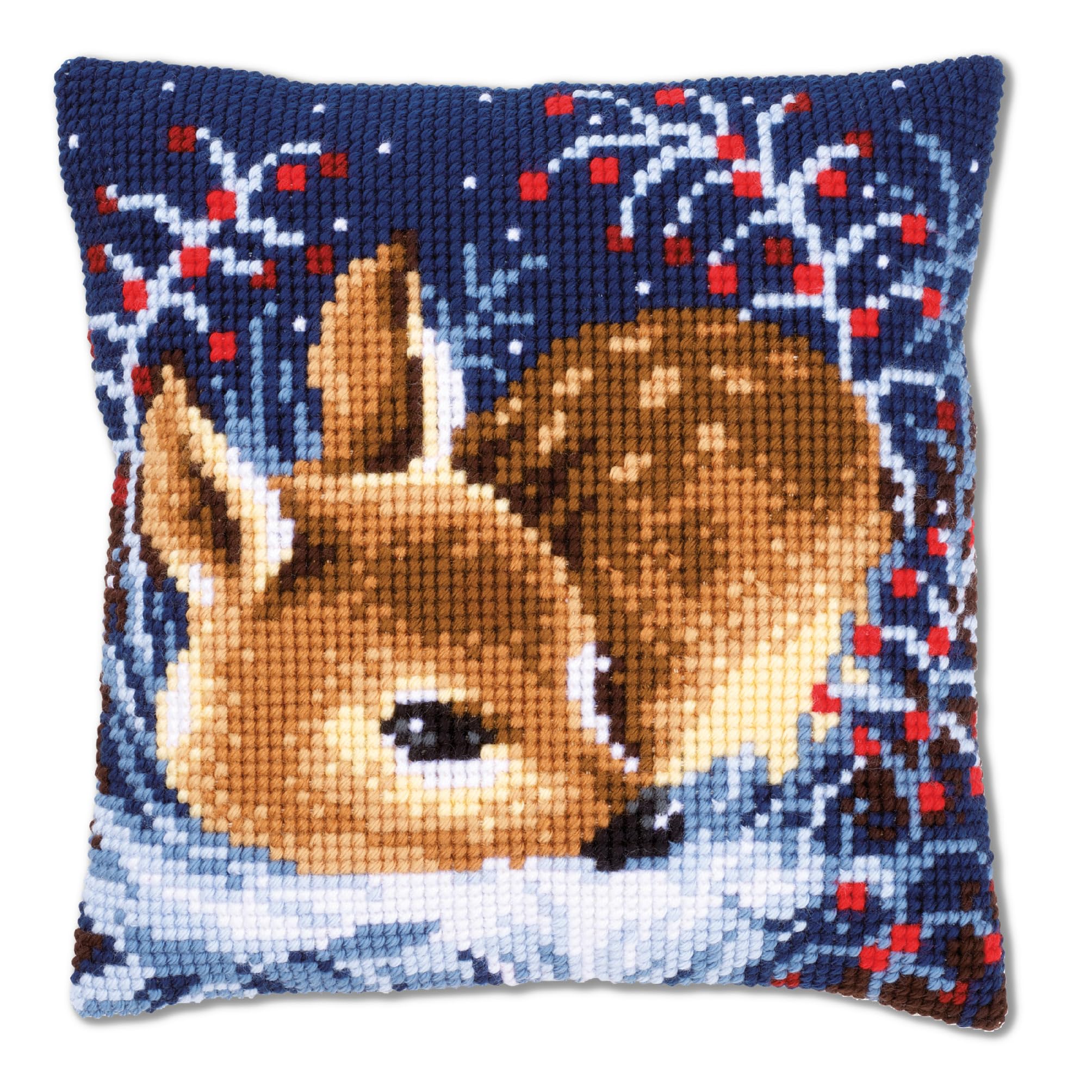 Vervaco Cross Stitch Cushion Little Deer, Assorted