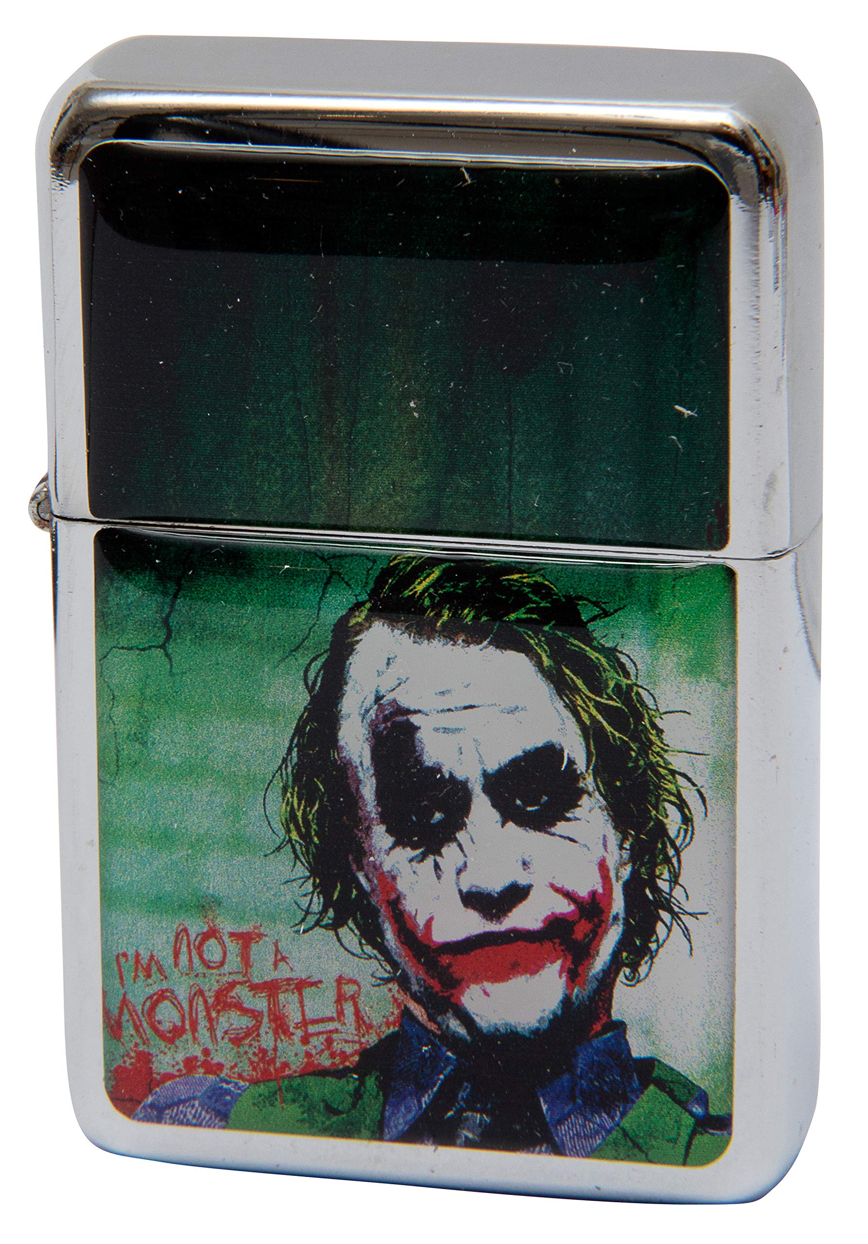 GL Leather Accessories Petrol Oil Windproof Lighter - I'm Not A Monster