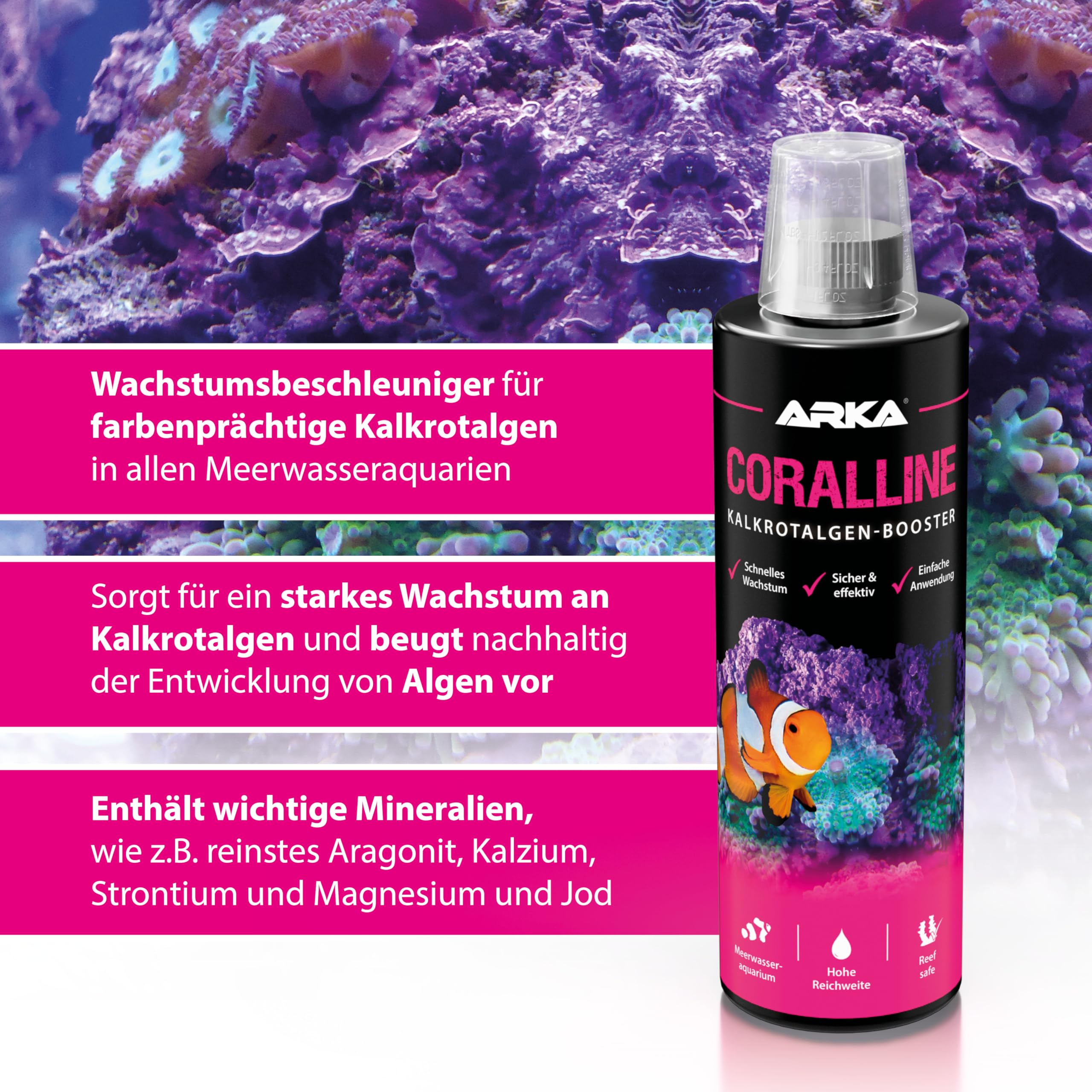 Reef Colors Mineralzusatz Für Riffaquarien – 479 Ml Für Farbenfrohe & Gesunde Korallen