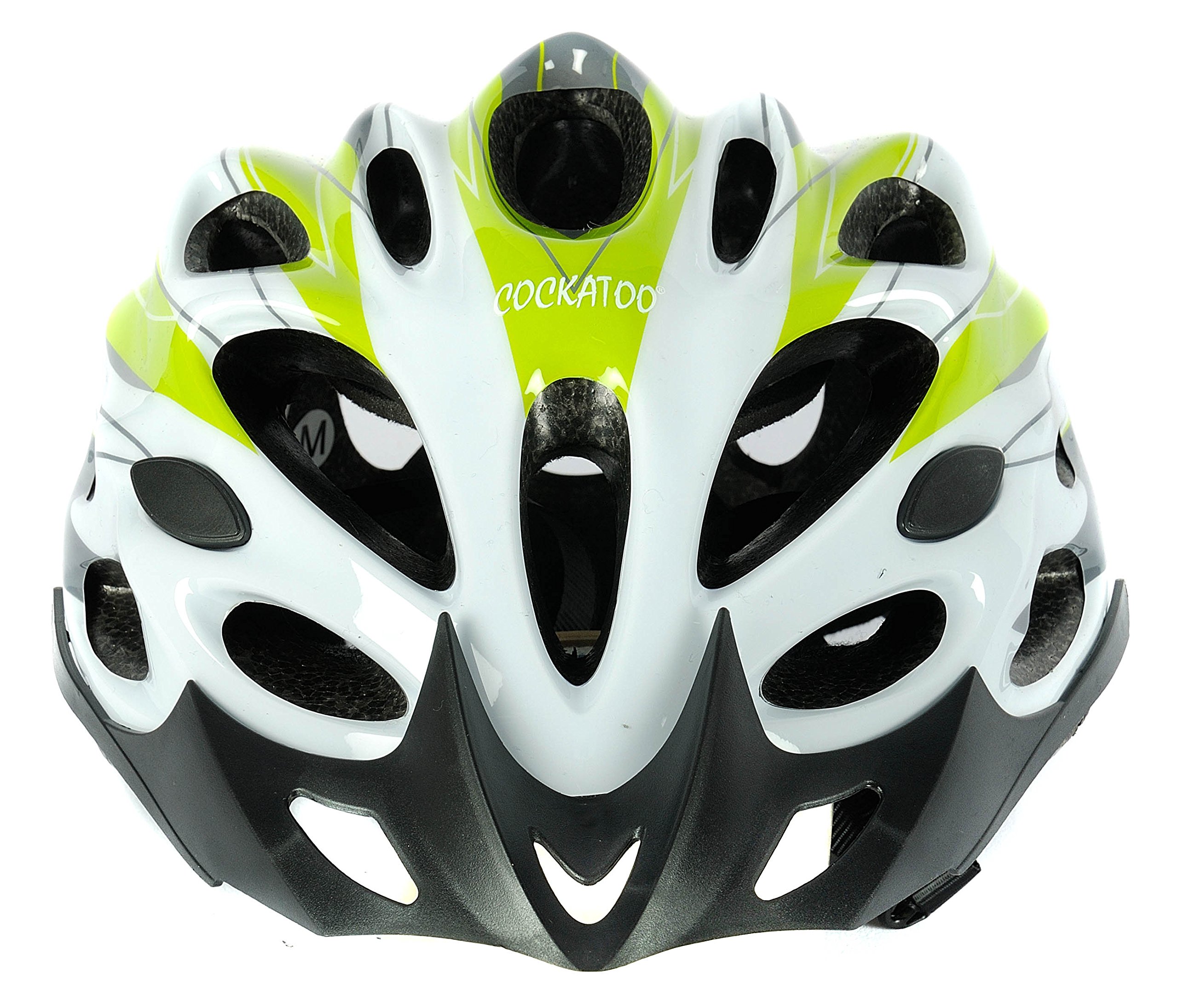 Cockatoo Professional Multi-Colour Cycling Helmet, Skating Helmet (White:Green, Small) (B072QRTVCH) Amazon Price History, Amazon Price Tracker