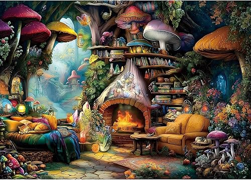 Miniatura 22 de Blueforest Rompecabezas para adultos de 1000 piezas, rompecabezas de otoño del mercado de la granja, rompecabezas familiar imposible, difícil,