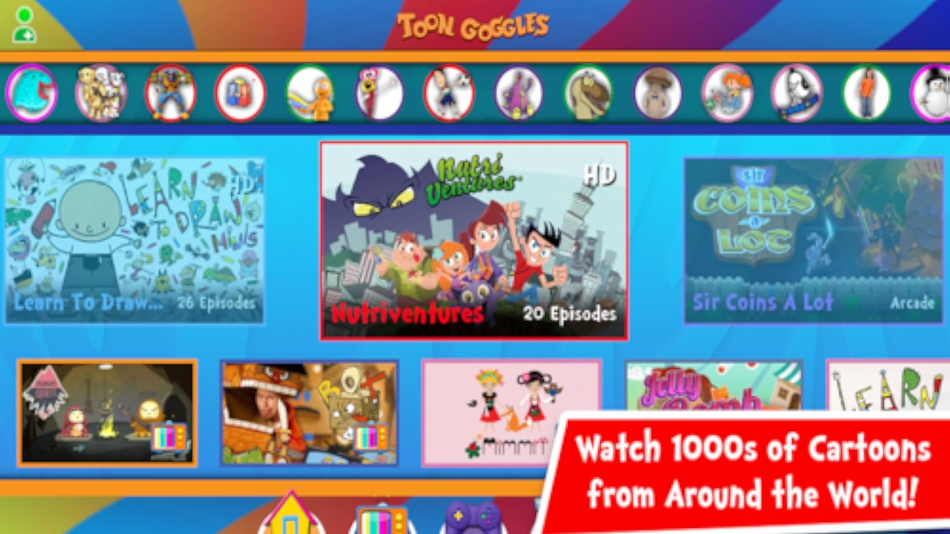 Toon Goggles Cartoons for Kids App on Amazon Appstore