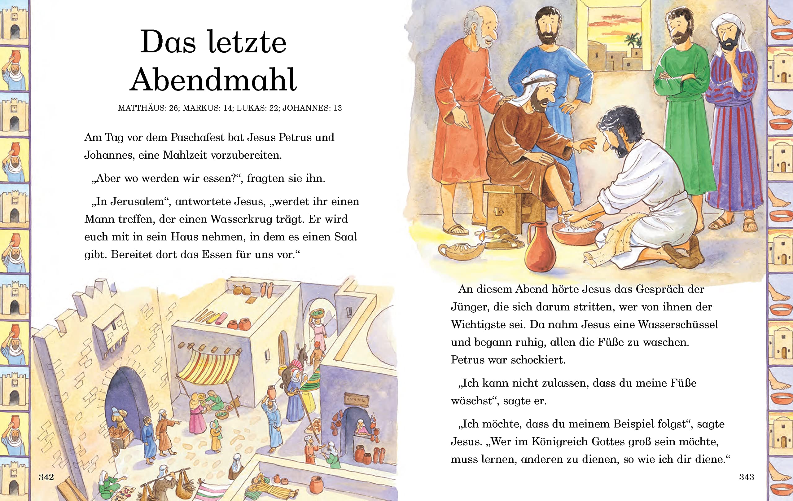 Meine erste Kinderbibel ab 4 Jahren: Schön illustrierte Bibel für Kinder - Geschenk zur Taufe, Erstkommunion, Kommunion oder Einschulung