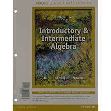 Introductory and Intermediate Algebra, Books a la Carte Edition Plus NEW MyLab Math with Pearson eText -- Access Card Package