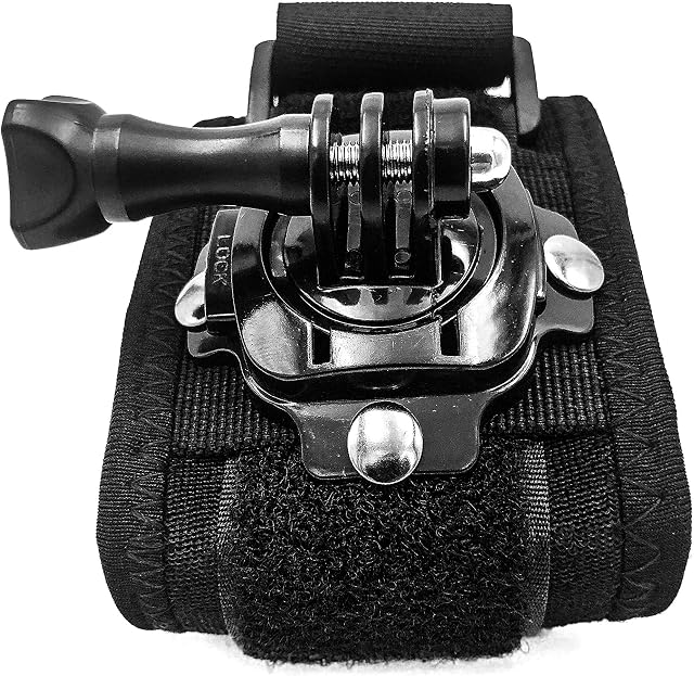 MiPremium Wrist Strap Mount for GoPro Session Black Silver Hero 8 7 6 5 4 3 3+ 2 XIAOYI 4K SJCAM Xiaomi Yi EKEN Akaso Adjustable Cycling Arm Band Holder for Action Camera & Outdoor Sports Accessories