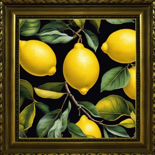 Painting Art Screensaver, Framed Painting TV Wallpaper, Interior Art Slideshow & Stunning Fruity Flowers Painting Portrait, Frame Painting Screensaver