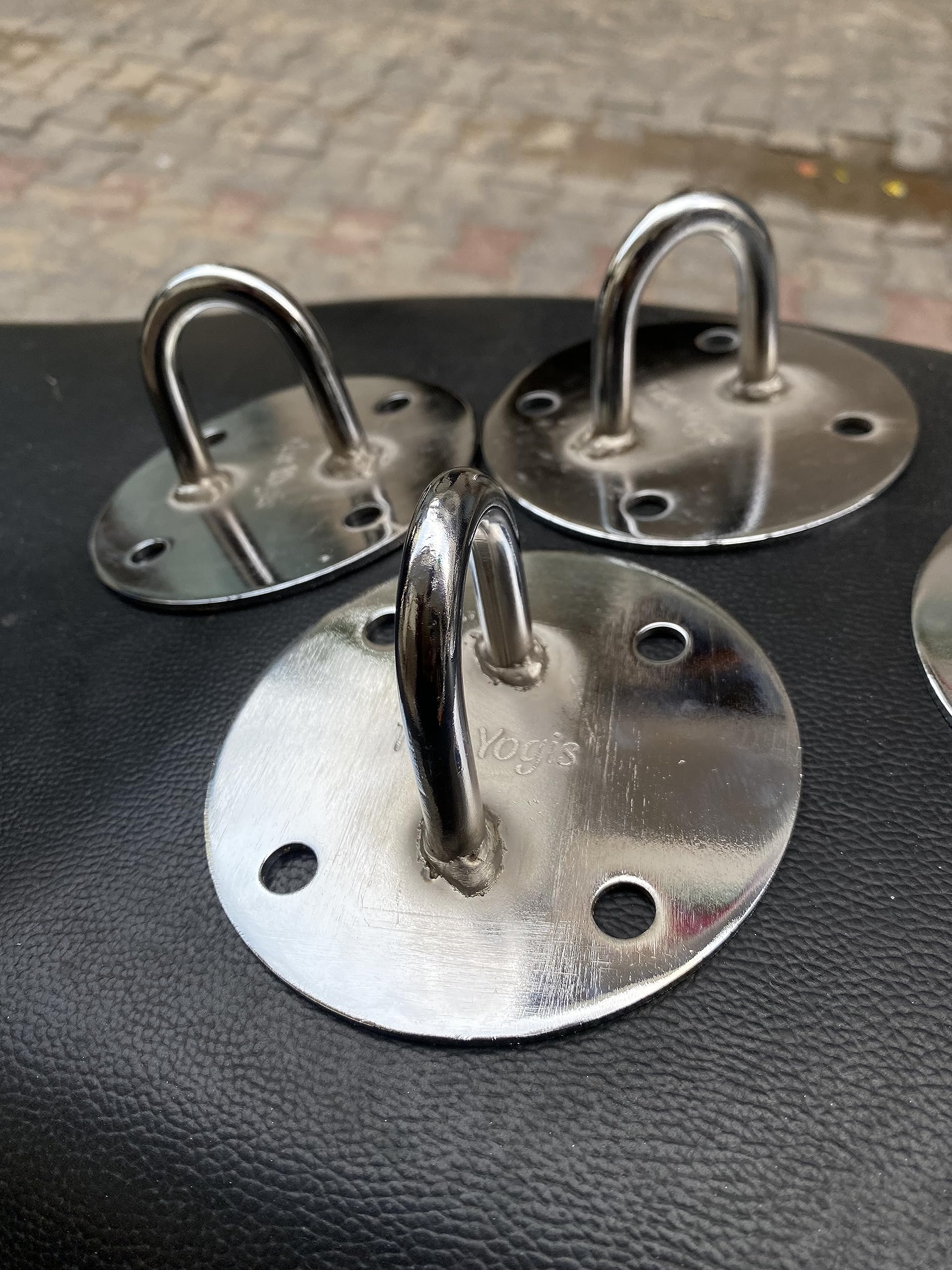 The Yogis Wall and Ceiling Mount Bracket for Aerial Yoga Suspension Straps, Gymnastic Rings Swings Hammock, Resistance Band, Battle Rope PC- 1