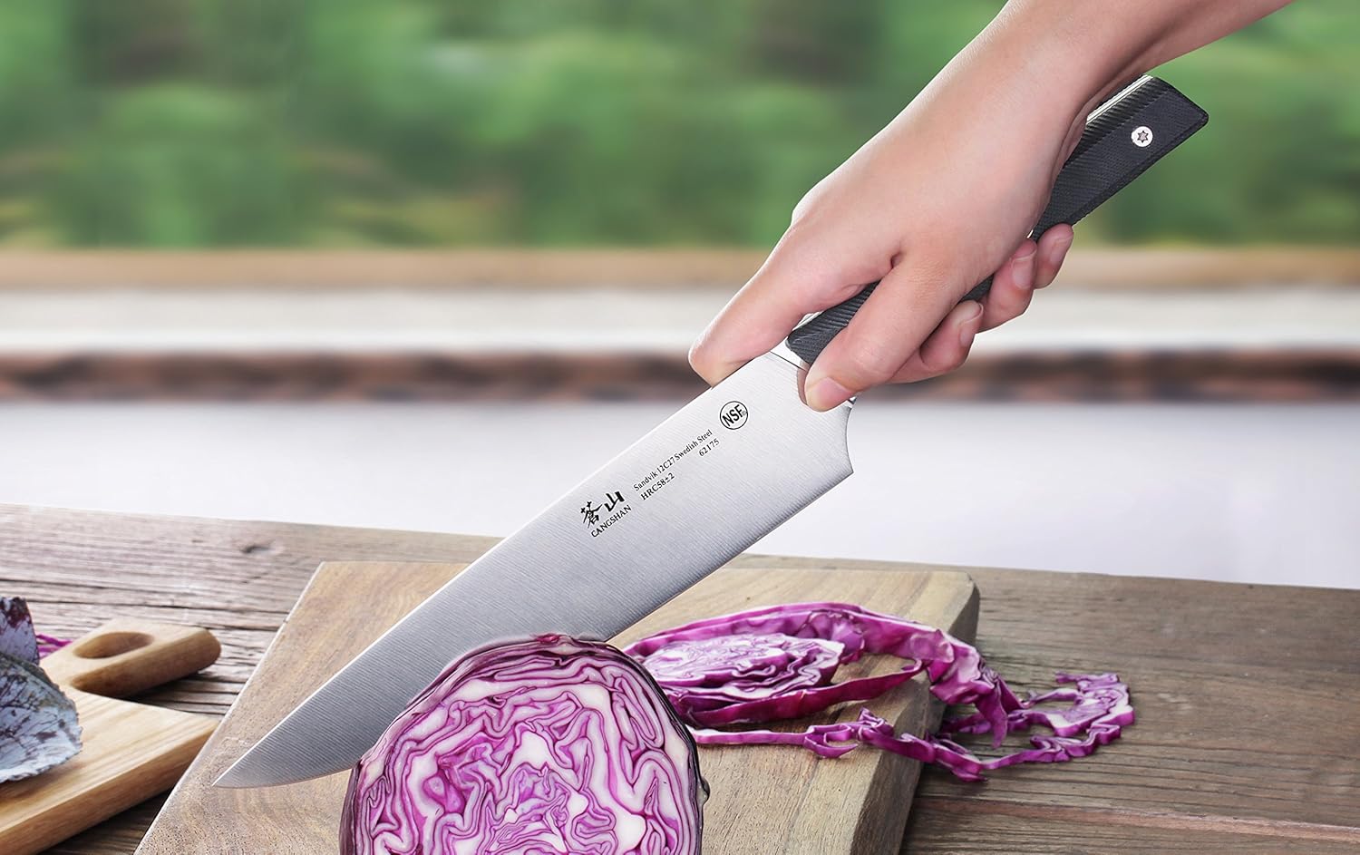 Cangshan TG Series 62355 Swedish 12C27 Steel 3-Piece Starter Knife Set