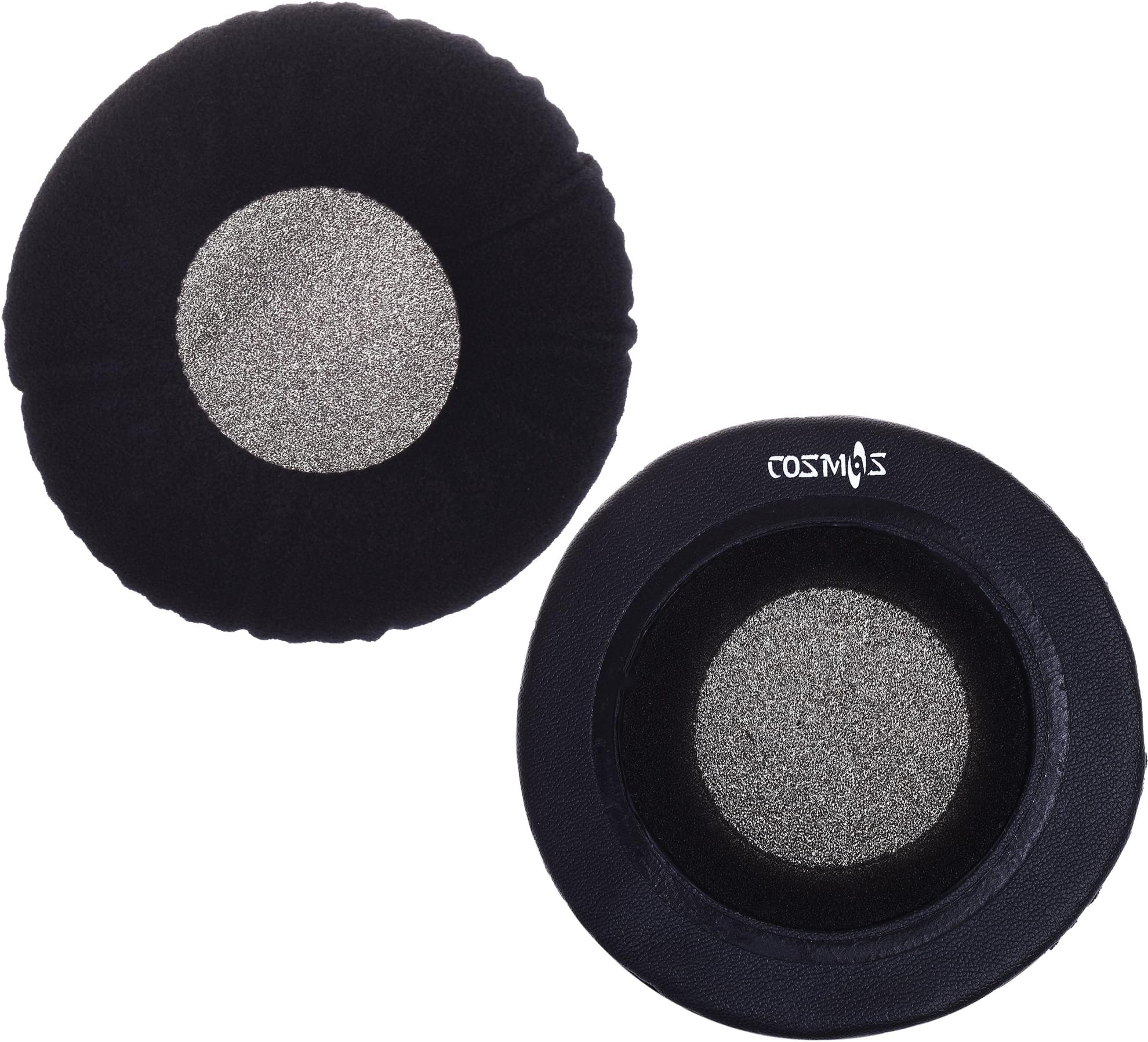 Cosmos 1 Pair Black Color Velvet Replacement Earpad Ear Pad Cushion Compatible with AKG K 240 Studio Headphones