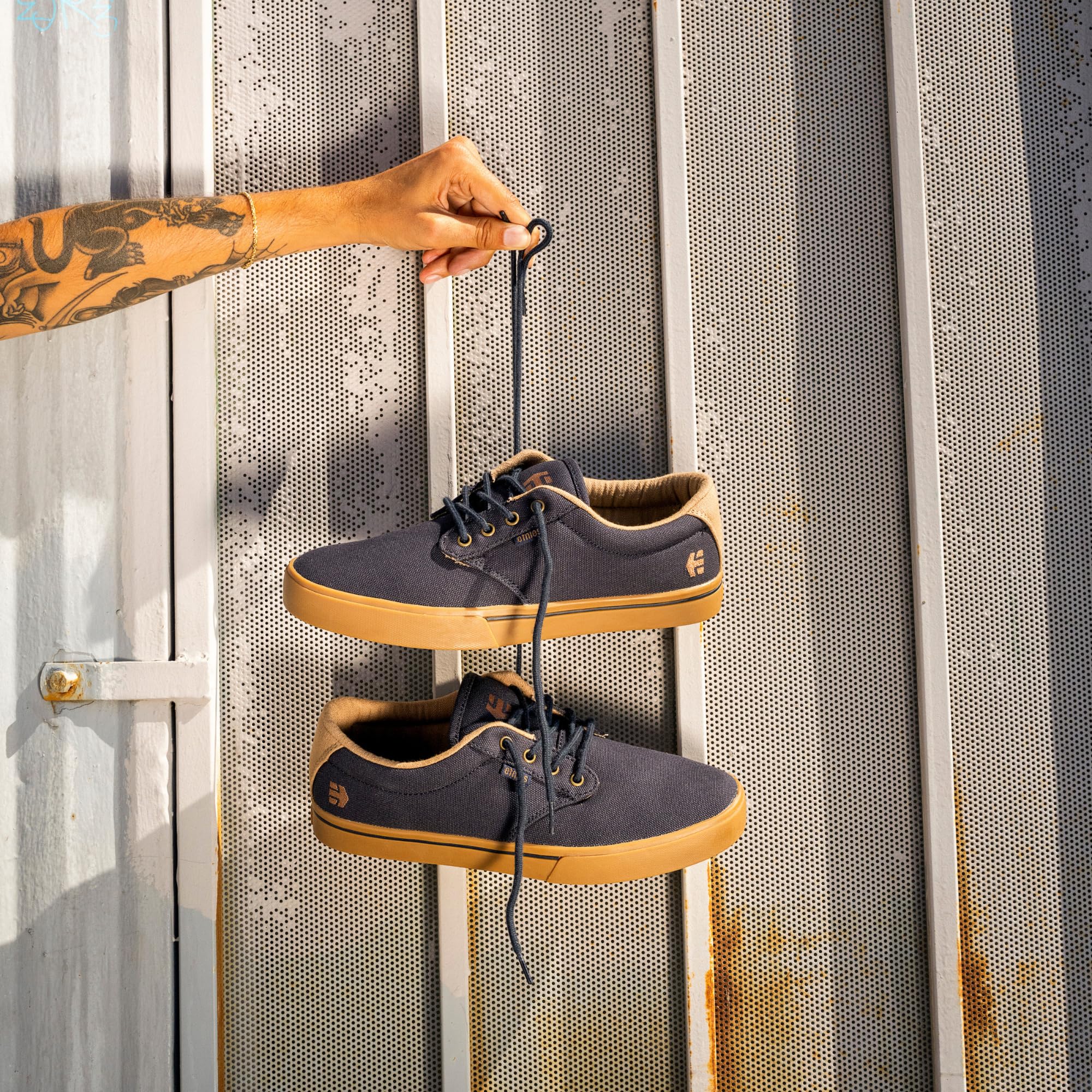 Etnies - Zapatillas de Skateboarding de Lona para niños