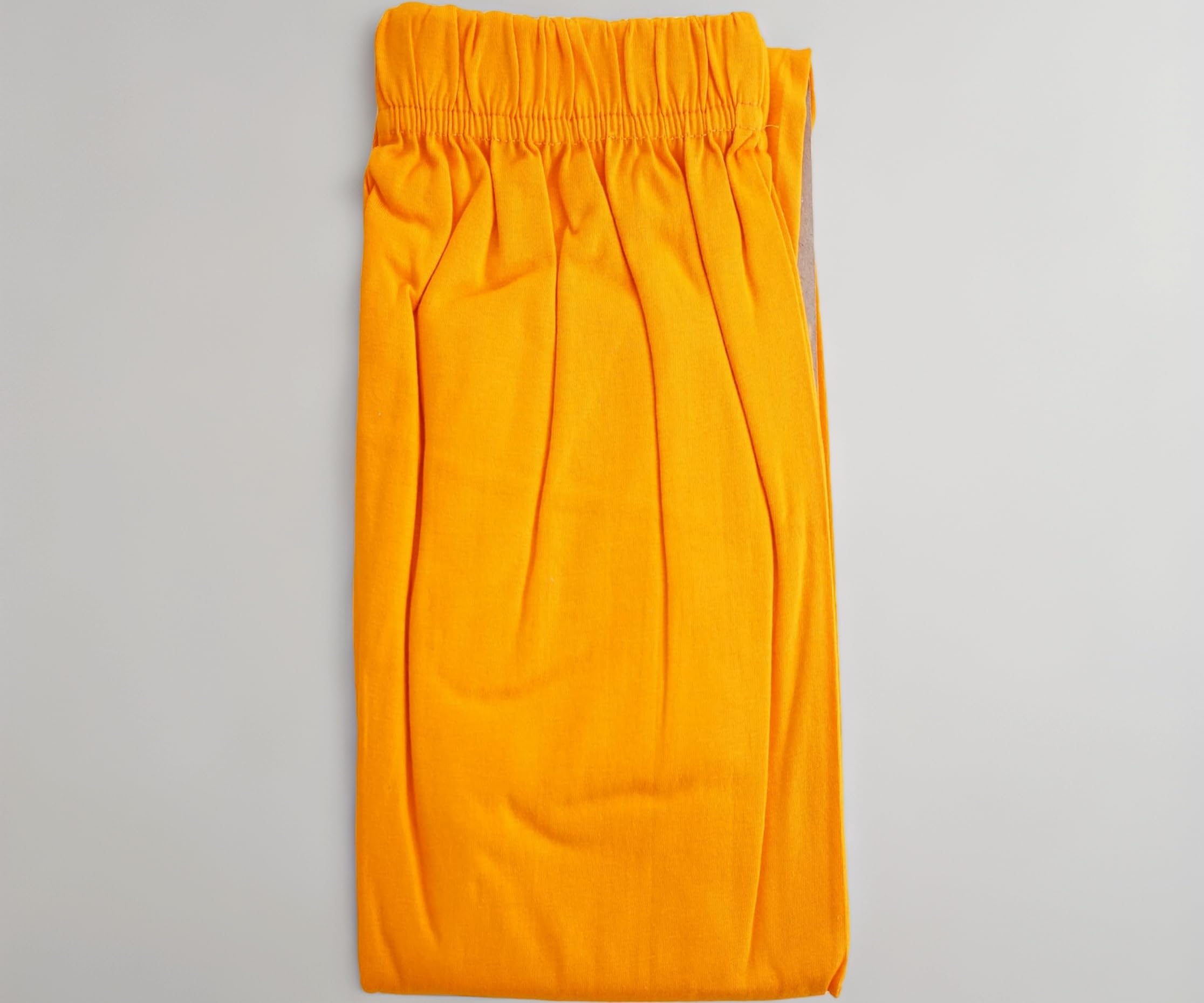 Cotton Leggings Patiyala Pant Size-XL Color - Dark Yellow