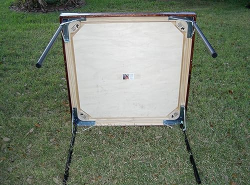 Miniatura 3 de Vintage PR Flag Domino Table with Vintage Bacardi Cup Holders by Domino Tables by Art