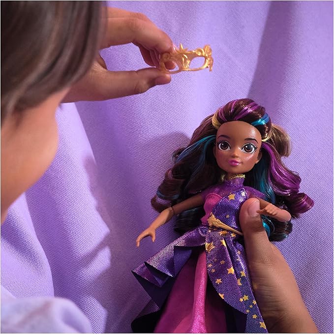 Unicorn Academy, Sophia Masquerade Ball Doll with 9 Accessories, 9.5”, Dolls & Unicorn Toys, Gifts & Stocking Stuffers for Girls