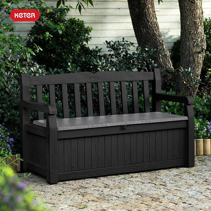 outdoor furniture storage bench