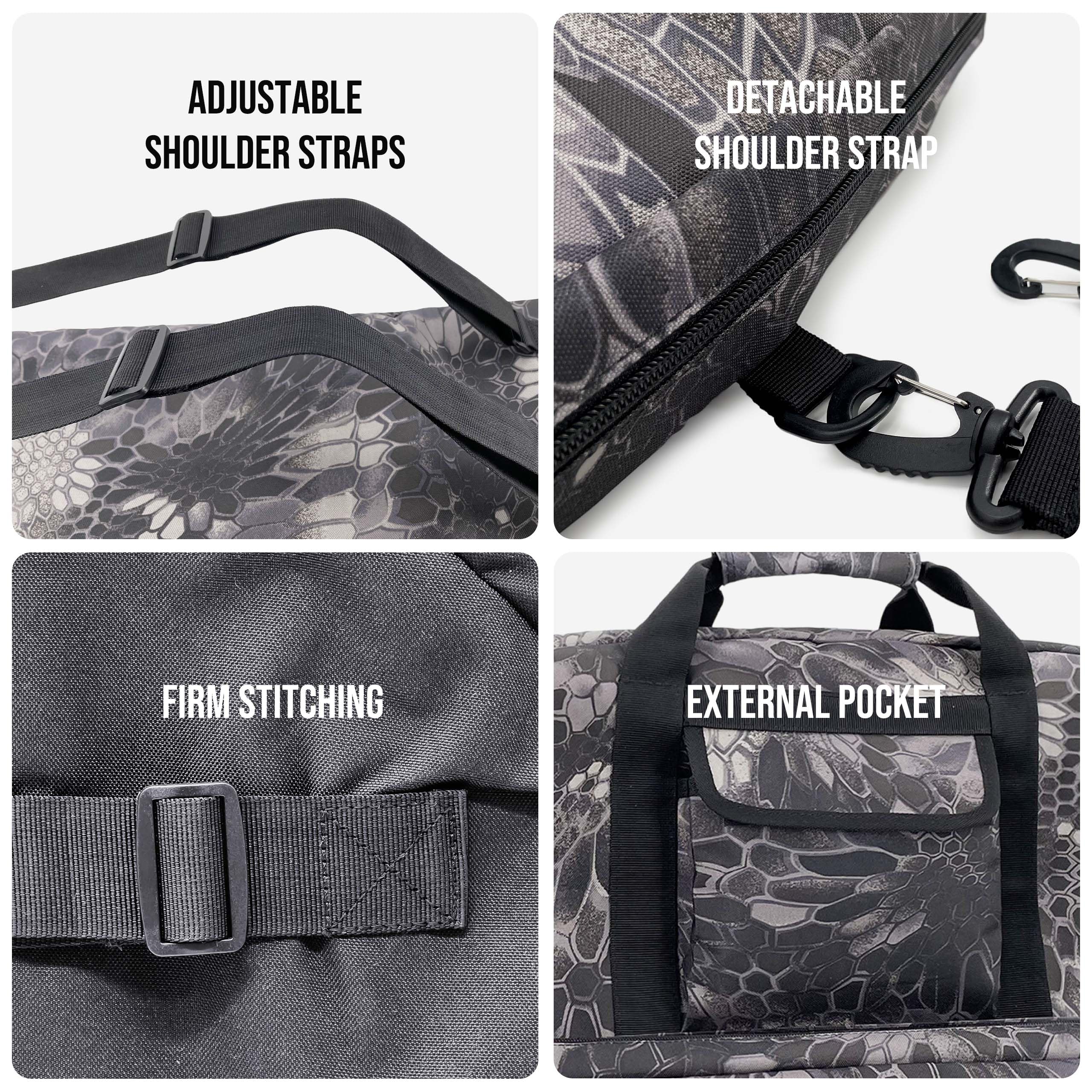 Jaegvida Sac d'arc de Chasse Grande capacité avec Poche flèche