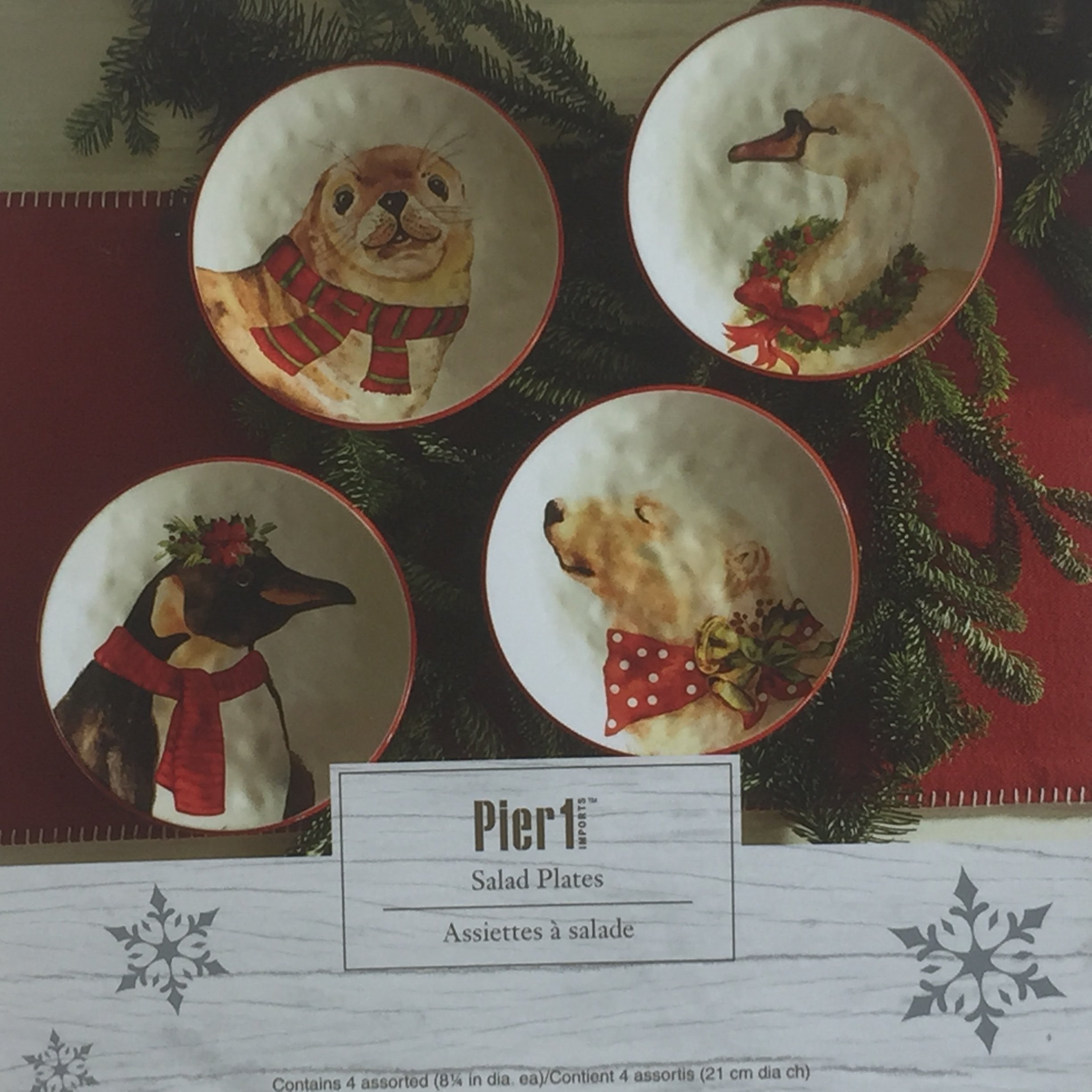 Pier Set Of Christmas Holiday Boxed Salad Dessert Desertcart