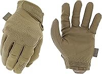 Mechanix Wear Tactical Specialty 0.5mm High-Dexterity Gloves - Precision Feel Shooting Gloves for Airsoft, Paintball, Hunting, Coyote Brown Medium