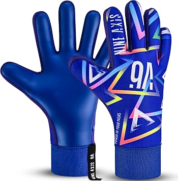 Soccer Goalie Goalkeeper Gloves for Kids Boys Youth Goalkeeping | Strong Grip Latex Palm