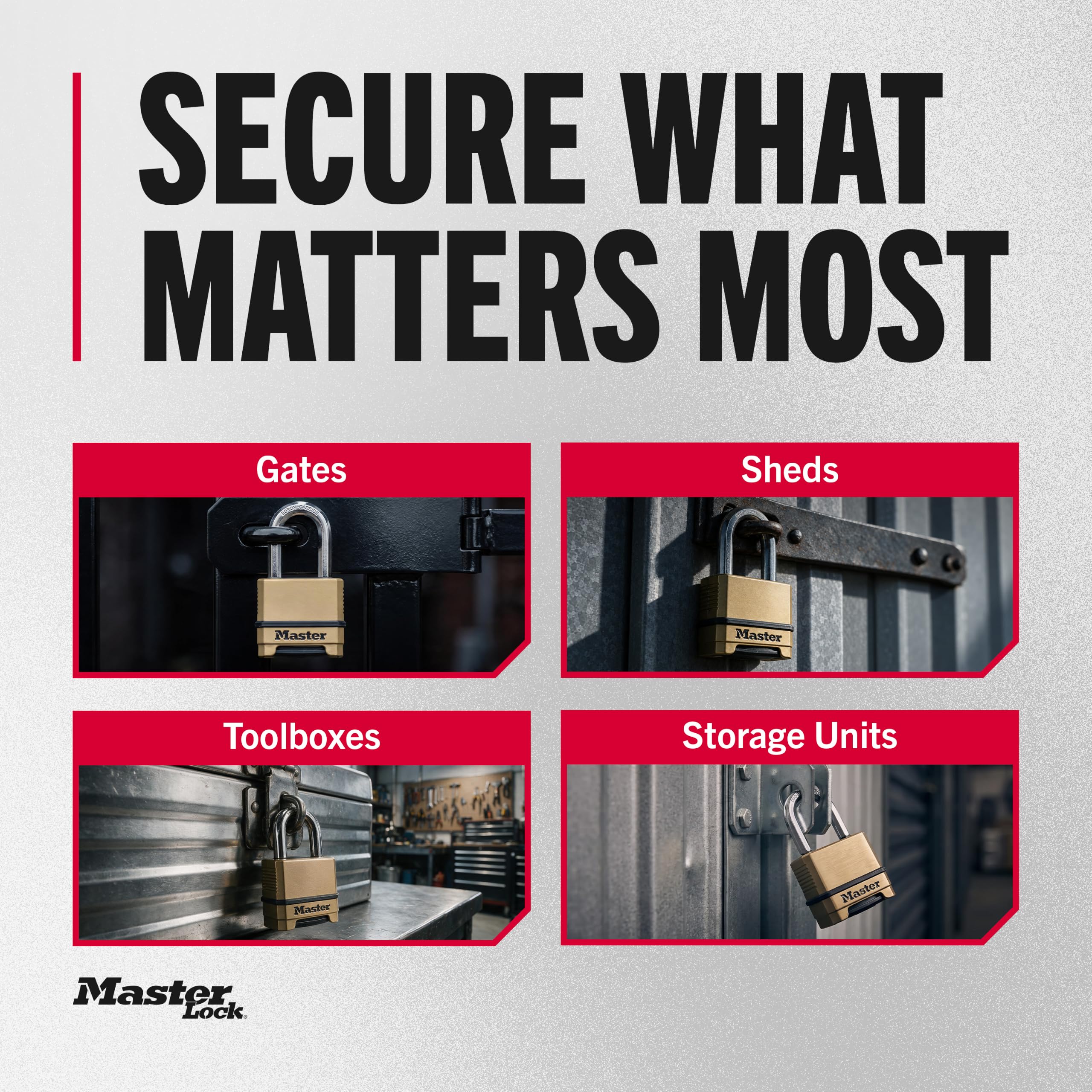 Master Lock Heavy Duty Combination Padlock -6