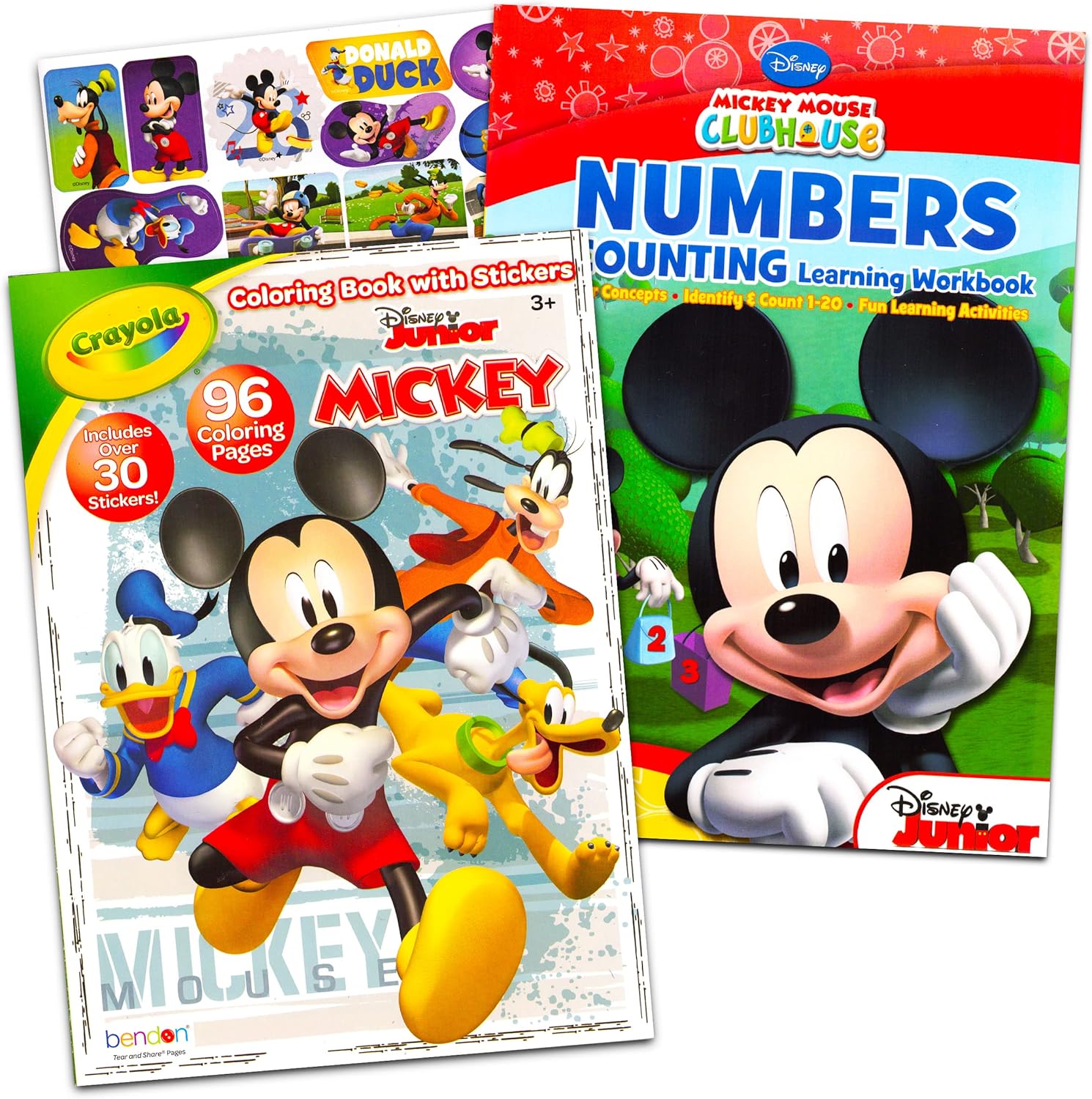Disney Mickey Mouse Learning Toy Set Mickey Mouse Workbook Bundle 2