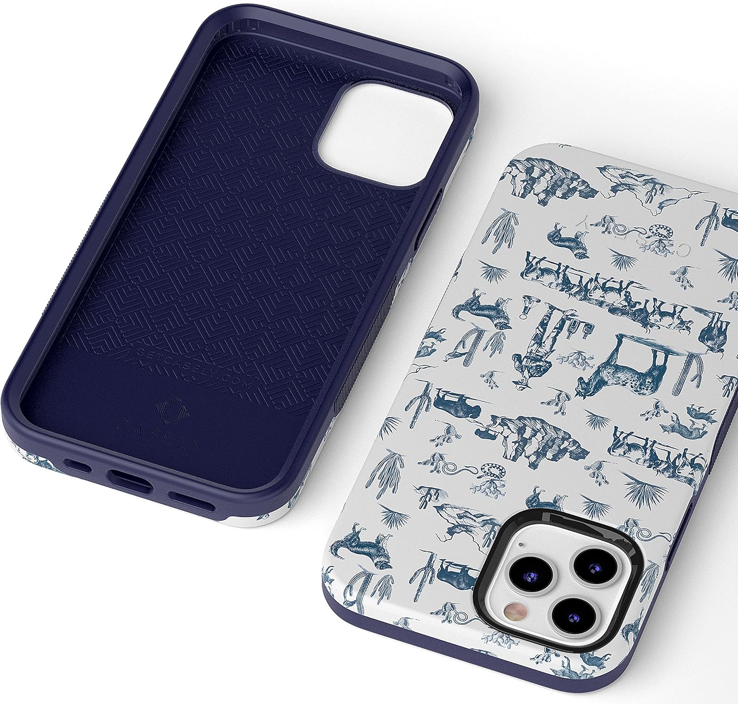 Casely iPhone 12/12 Pro Case | Wild West Adventure | Desert | Bold Protective Design | Compatible with MagSafe