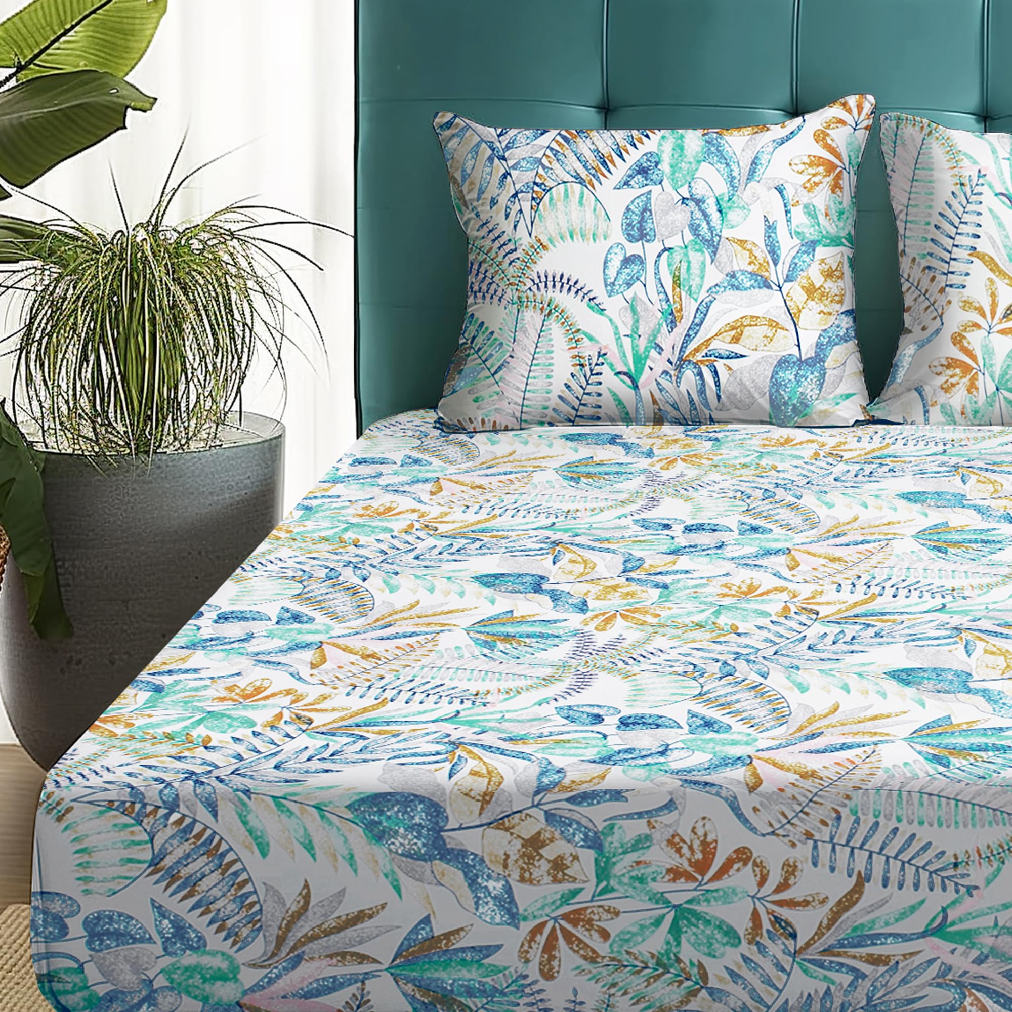 See full amazon price history chart for Story@Home Bedsheet King Size Bed | Microfiber | Elastic bedsheets for King Size Bed 1 Piece with 2 Pillow Covers (182x198 cm, Teal) Fitted bedsheets King Size | King Size bedsheets | Floral Story@Home Bedsheet King Size Bed | Microfiber | Elastic bedsheets for King Size Bed 1 Piece with 2 Pillow Covers (182x198 cm, Teal) Fitted bedsheets King Size | King Size bedsheets | Floral (B0BXLPBQNN) Amazon Price History, Amazon Price Tracker