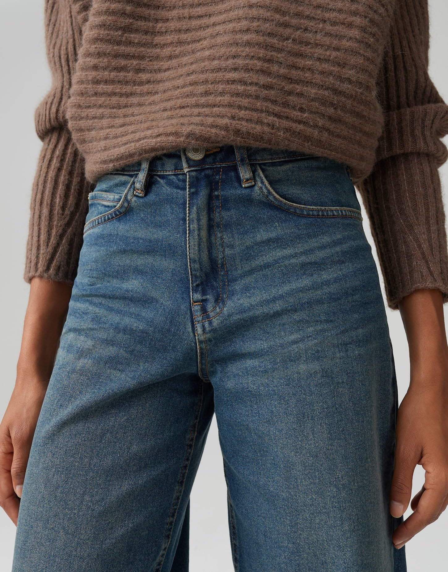 OPUS Damen Barrel | LOLAH MODERN Barrel Jeans aus BCI Cotton Mix Mid Rise