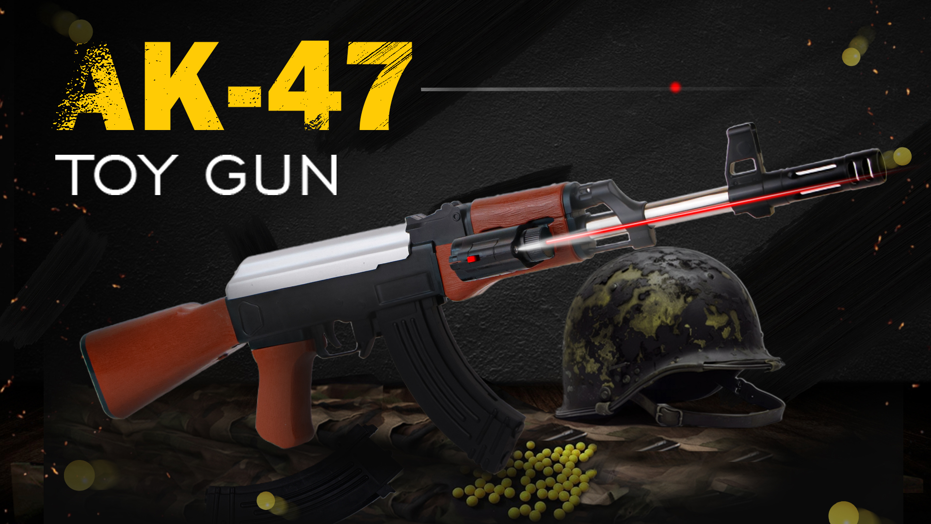Zest 4 Toyz AK 47 Toy Shooting Gun for Kids
