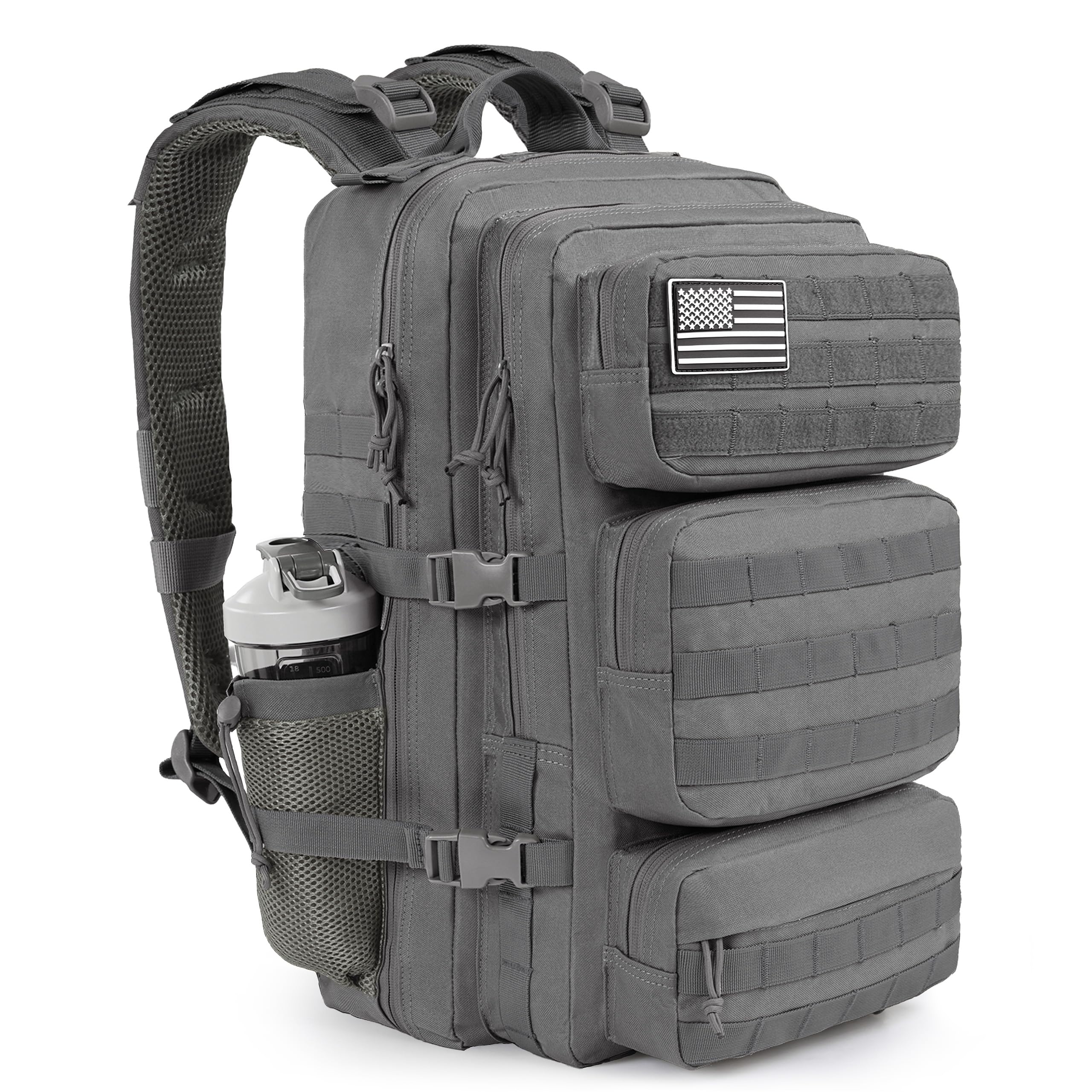 kookoomia Military Tactical Backpack 50L Large Day Backpack for Men Molle Army 3 Days Assault Pack Bug Out Bag Water Resistant and Heavy Duty Hiking