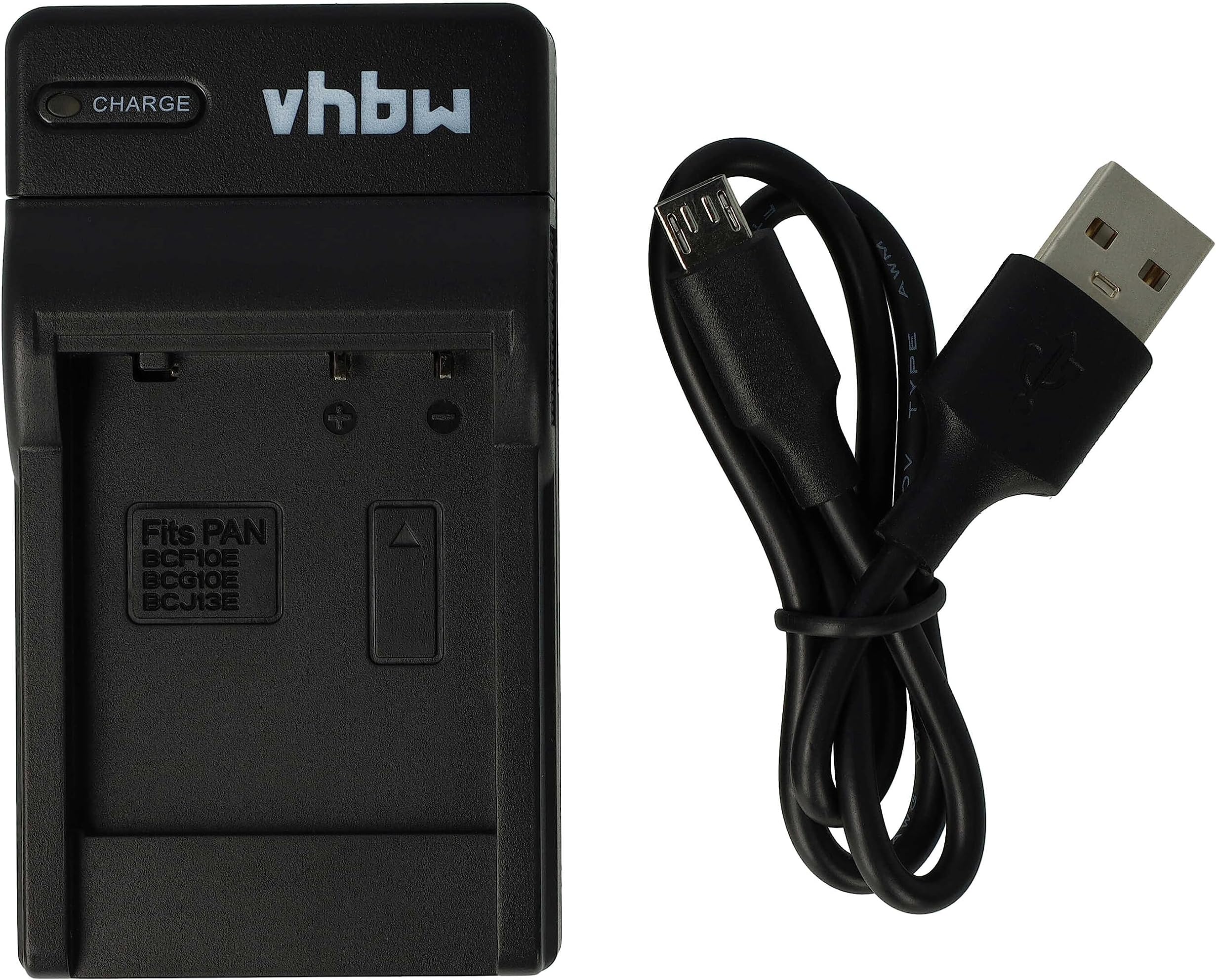 4in1 Chargeur DMW-BCG10E pour Panasonic Lumix DMC-TZ6 | DMC-TZ7 | DMC