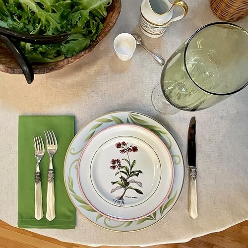 Miniatura 4 de Amelie Michel Mantel francés Wipe-Clean en lino natural ROA  Auténtica tela de lino 100 con revestimiento de acrílico francés fácil cuidado a prueba