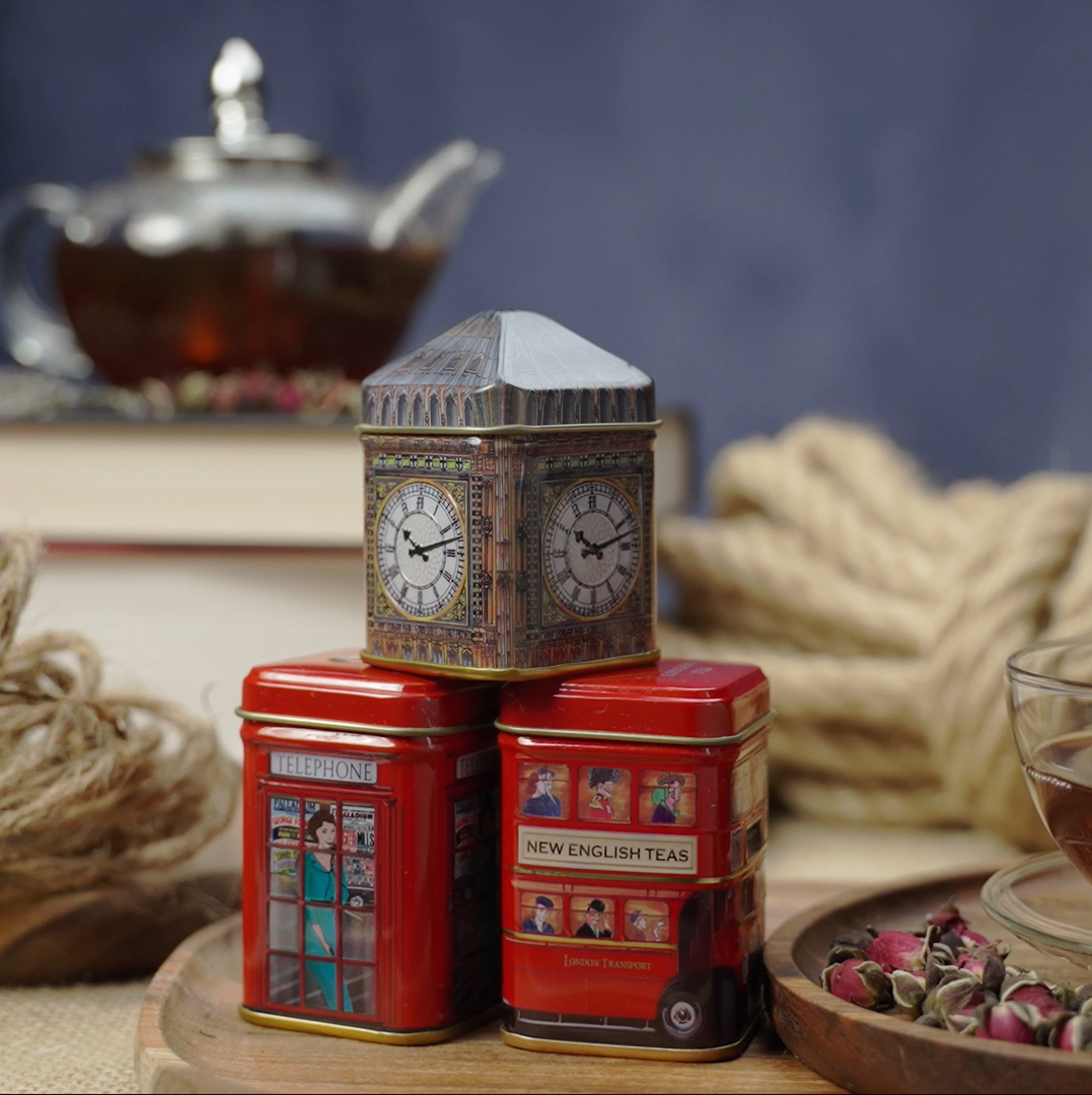 90sCREAM TEA LONDON Ian Handley アートTシングル Amazon.com : London Icons 3x Mini Tea Tins with Fine English Loose