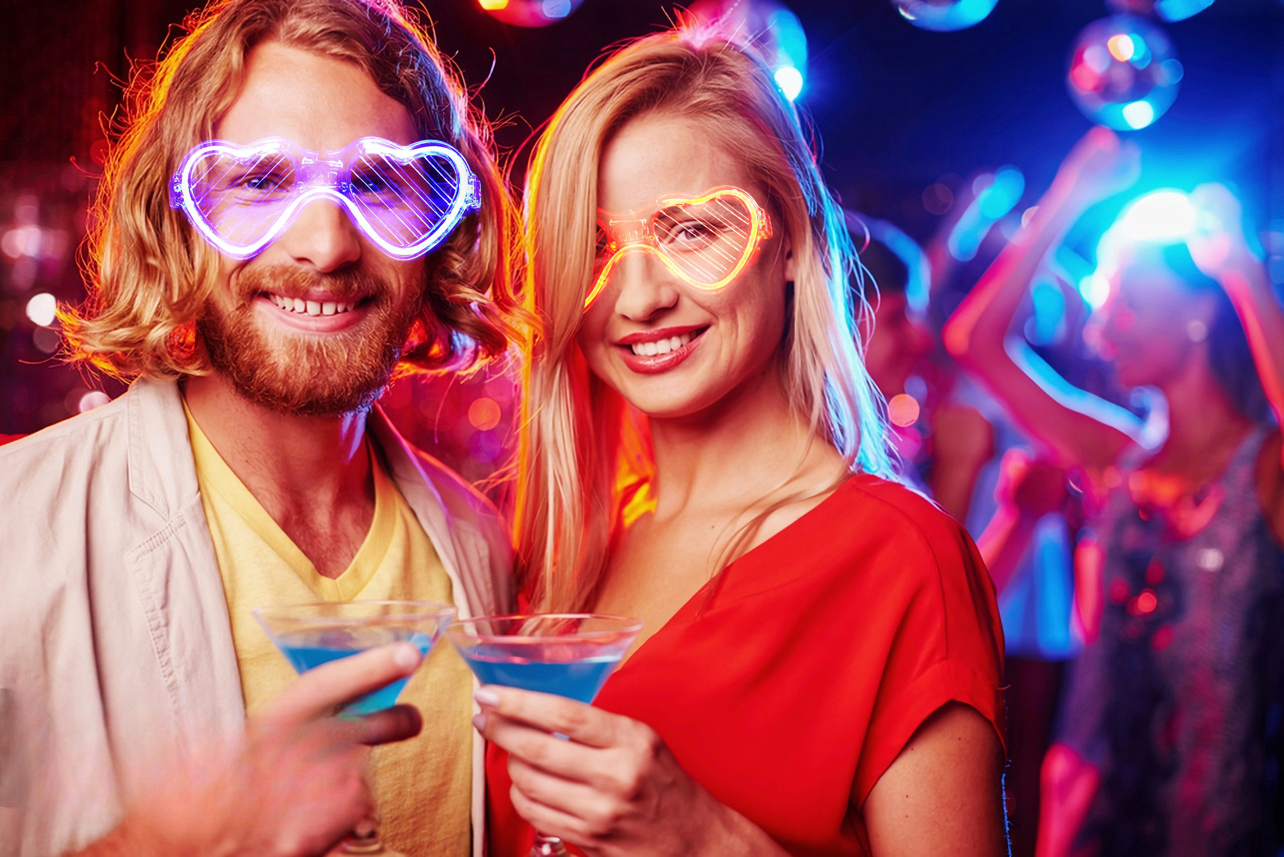 Amazon.com: Fsmiling 24 Pack Light Up Glasses Adults Led Glasses Glow In The Dark Mardi Gras Party Supplies for Adults : Clothing, Shoes & Jewelry