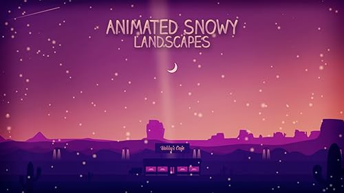Animated landscapes with snow