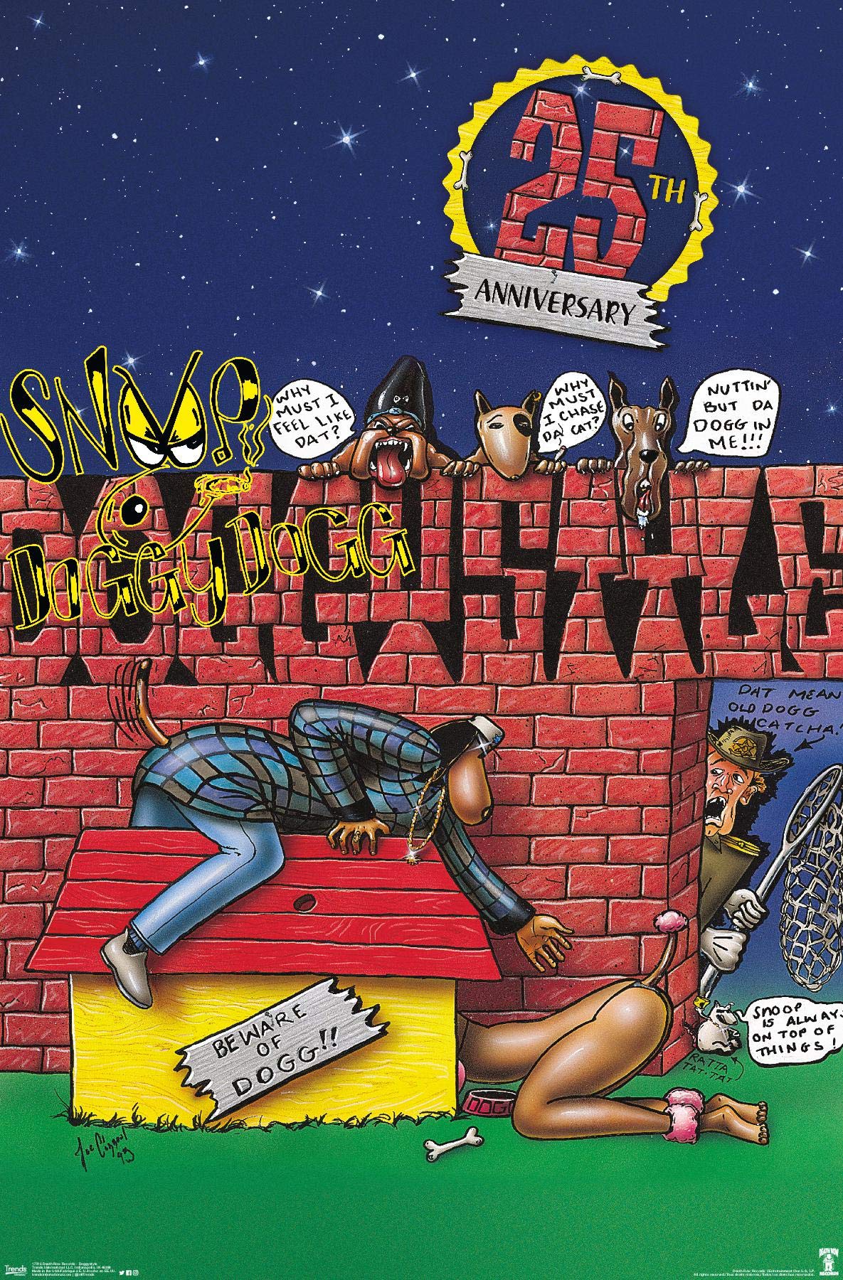 Trends International Death Row Records-Snoop Wall Poster, 22.375 in x 34 in, Premium Unframed Version