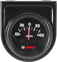 Best Actron Bosch SP0F000059 2" Style Line Ammeter Gauge (Black Dial Face, Black Bezel) Review 