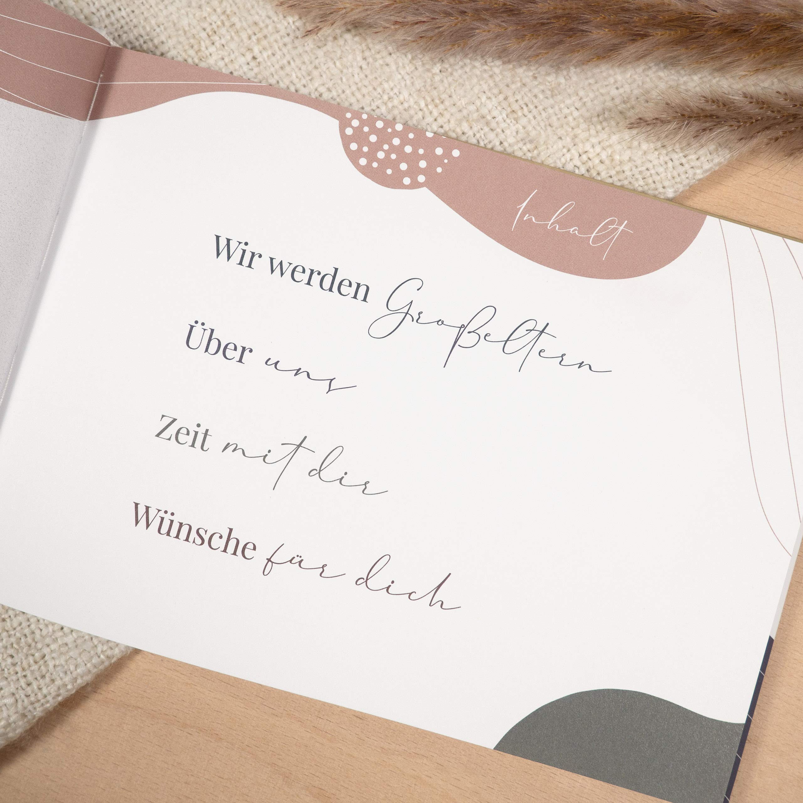 mintkind® "Mein liebes Enkelkind" Fotoalbum zum selbstgestalten Baby I Schwangerschaft verkünden Geschenke für Oma I Erinnerungsbuch Baby Enkel I Opa Geschenk Geburt I Beste Oma Geschenke für Opa