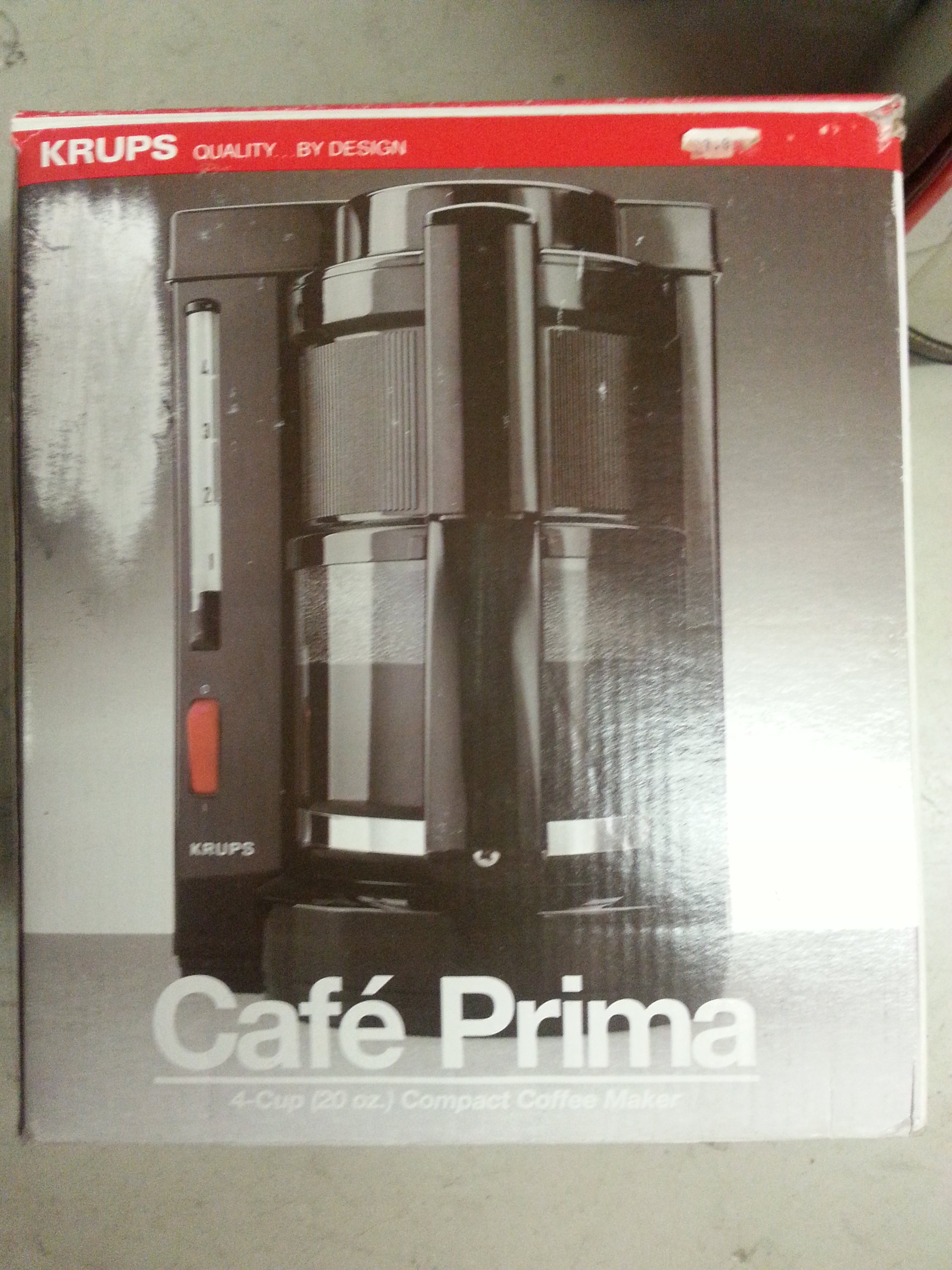 KRUPS Cafe Prima Drip Coffee Maker, front view