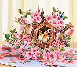 CUTPOPUP Mother's Day Card Pop Up 3D Birthday Card for Wife Gift for Mom Granny Grandma - Mummy Love Nest AN182FR