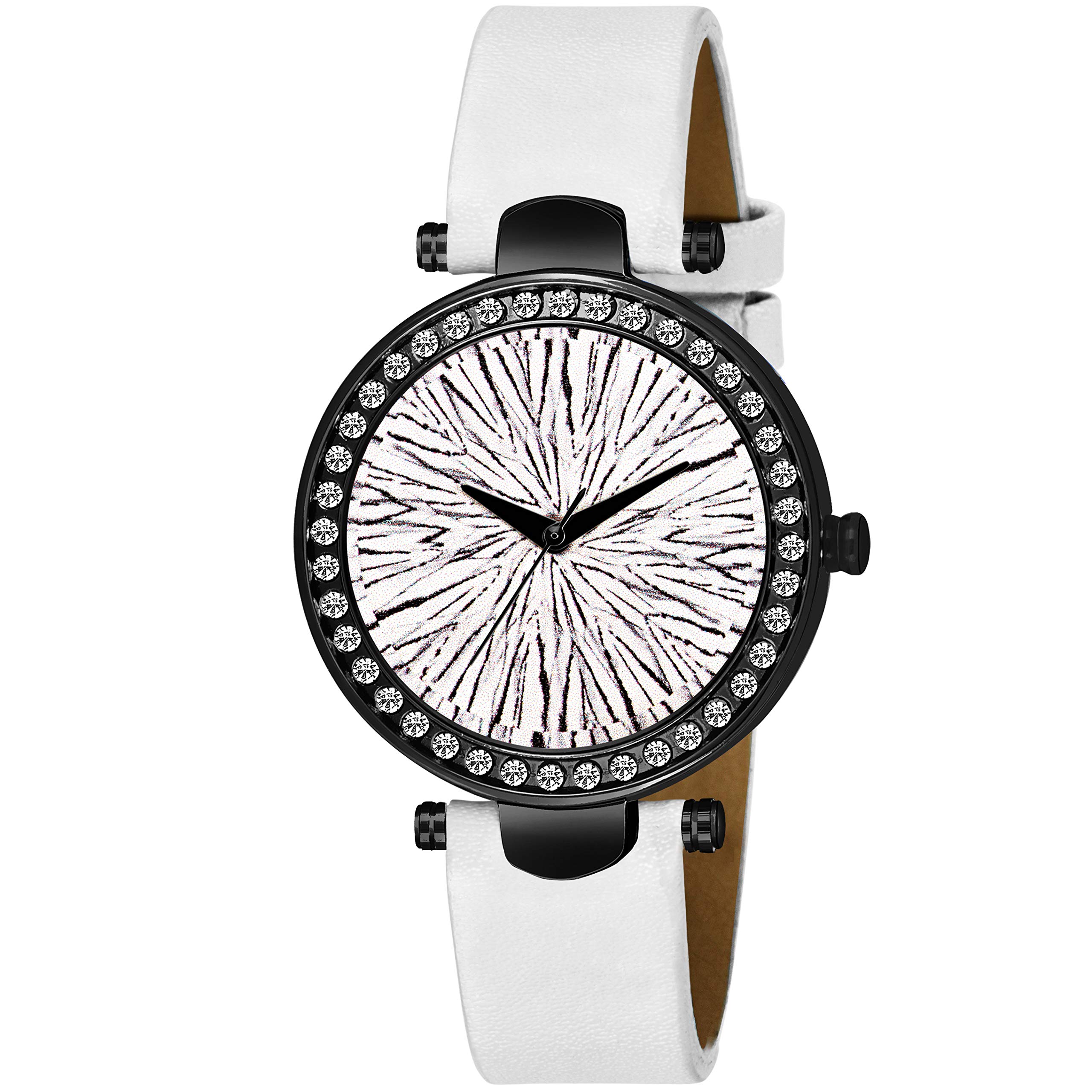 Watch City White Color Belt Black Color Slim Dial Analog Watch for Girls and Women (B08J7J1GGZ) Amazon Price History, Amazon Price Tracker