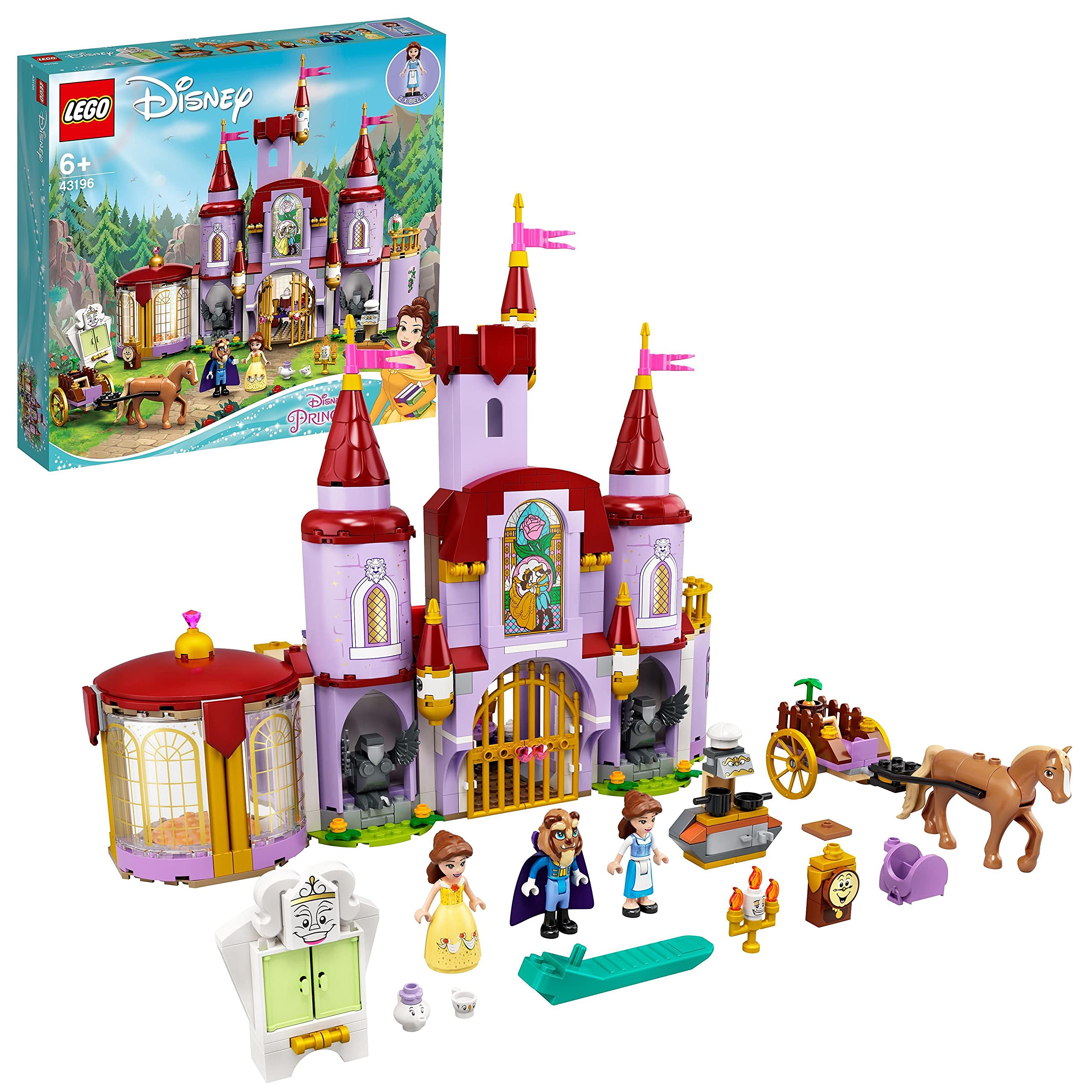 Buy LEGO 43196 Disney Belle and the Beast’s Castle Building Toy from