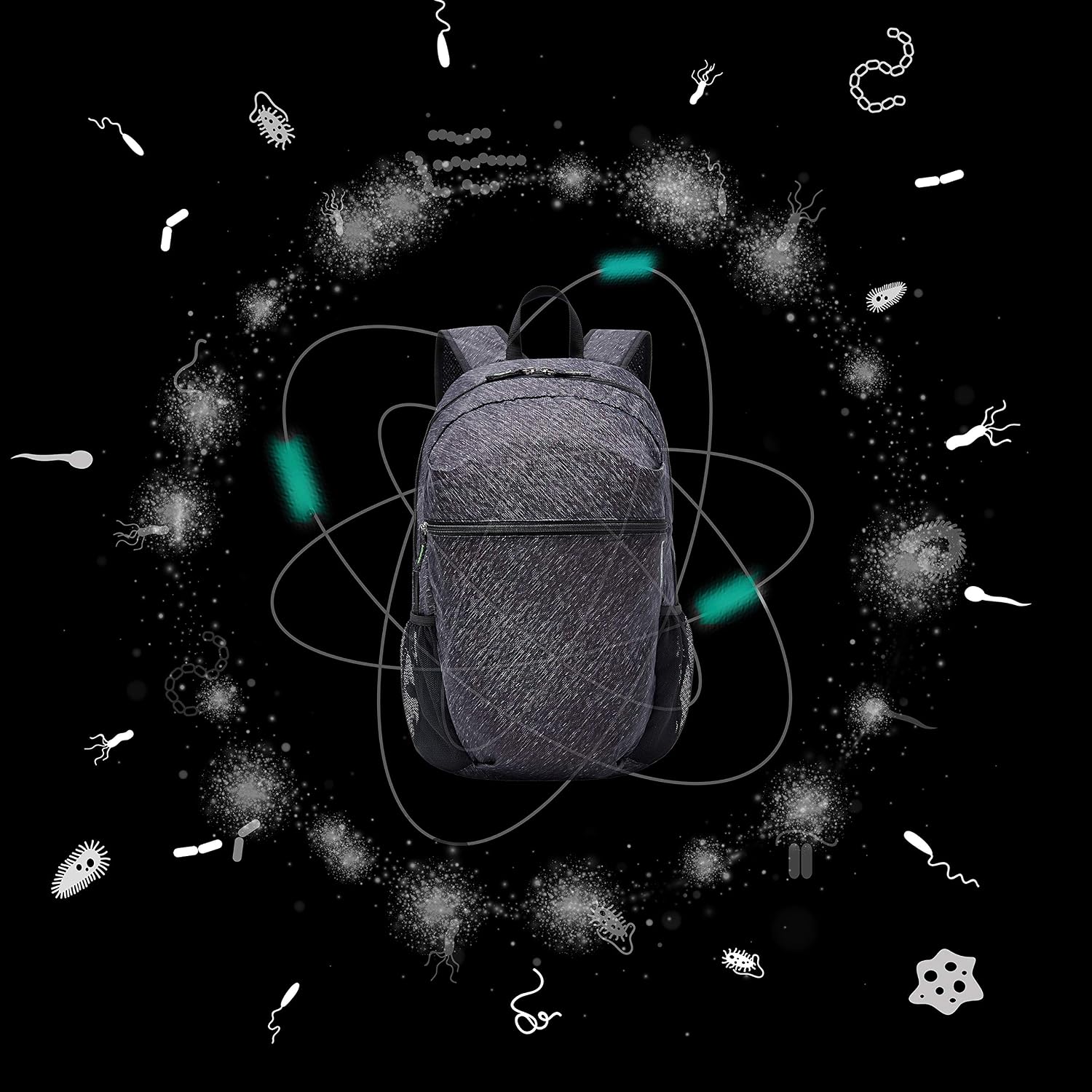 Travelon: CLEANPackable Backpack - SILVADUR TREATED - Gray Heather
