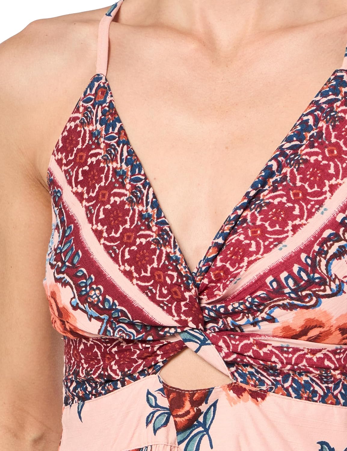 Angie Womens Angie Women's Twist Front Keyhole Spaghetti Strap Dress - Image 2