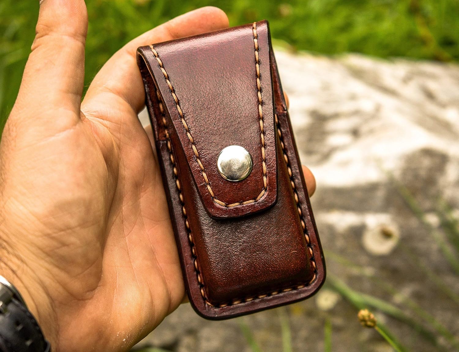 Unicarry leather case for Leatherman Wave, leather pocket multitool sheath, every day carry, EDC, leather knife holster